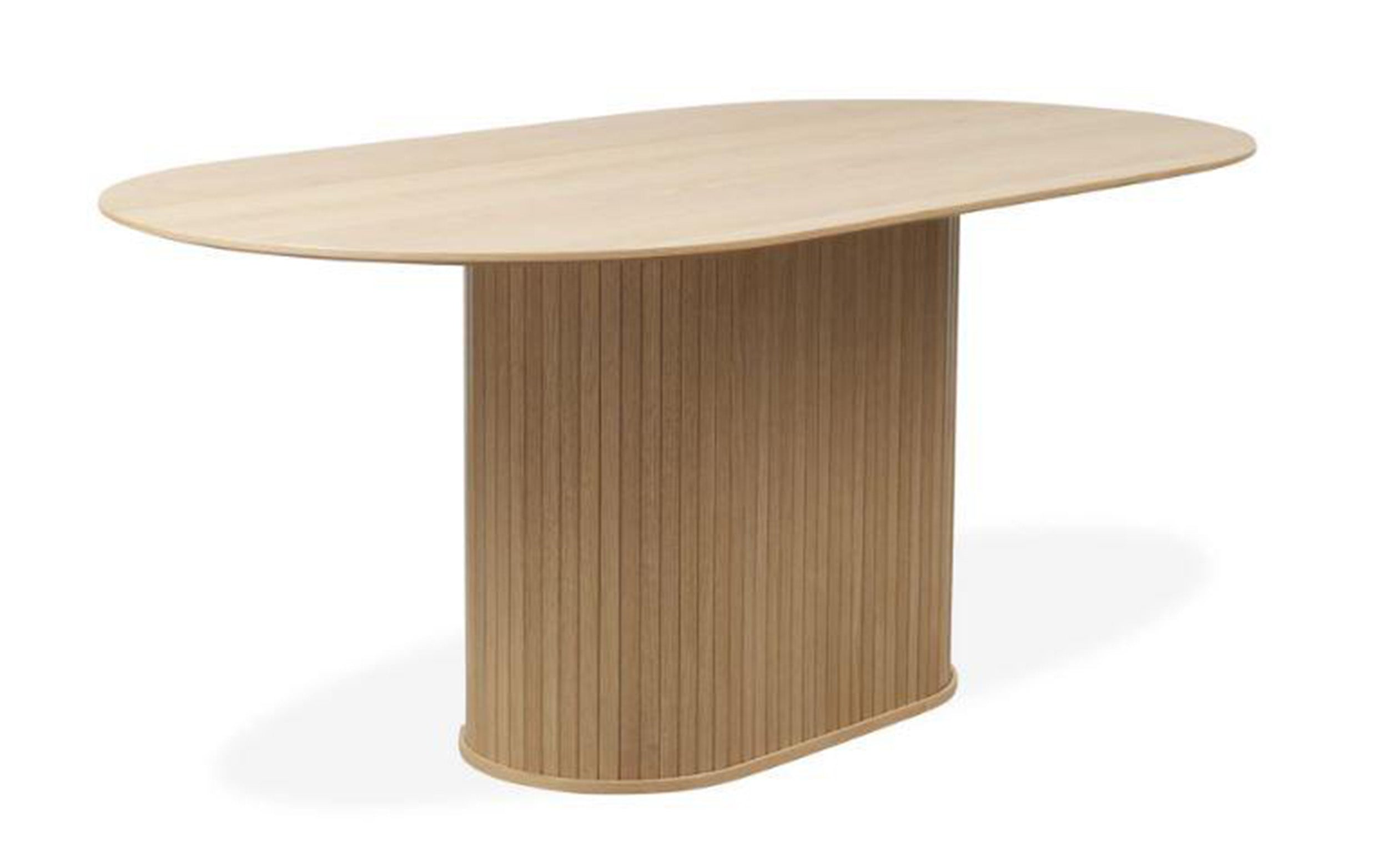 Ovaler Tisch Gativel 95x180 natürliche Eiche