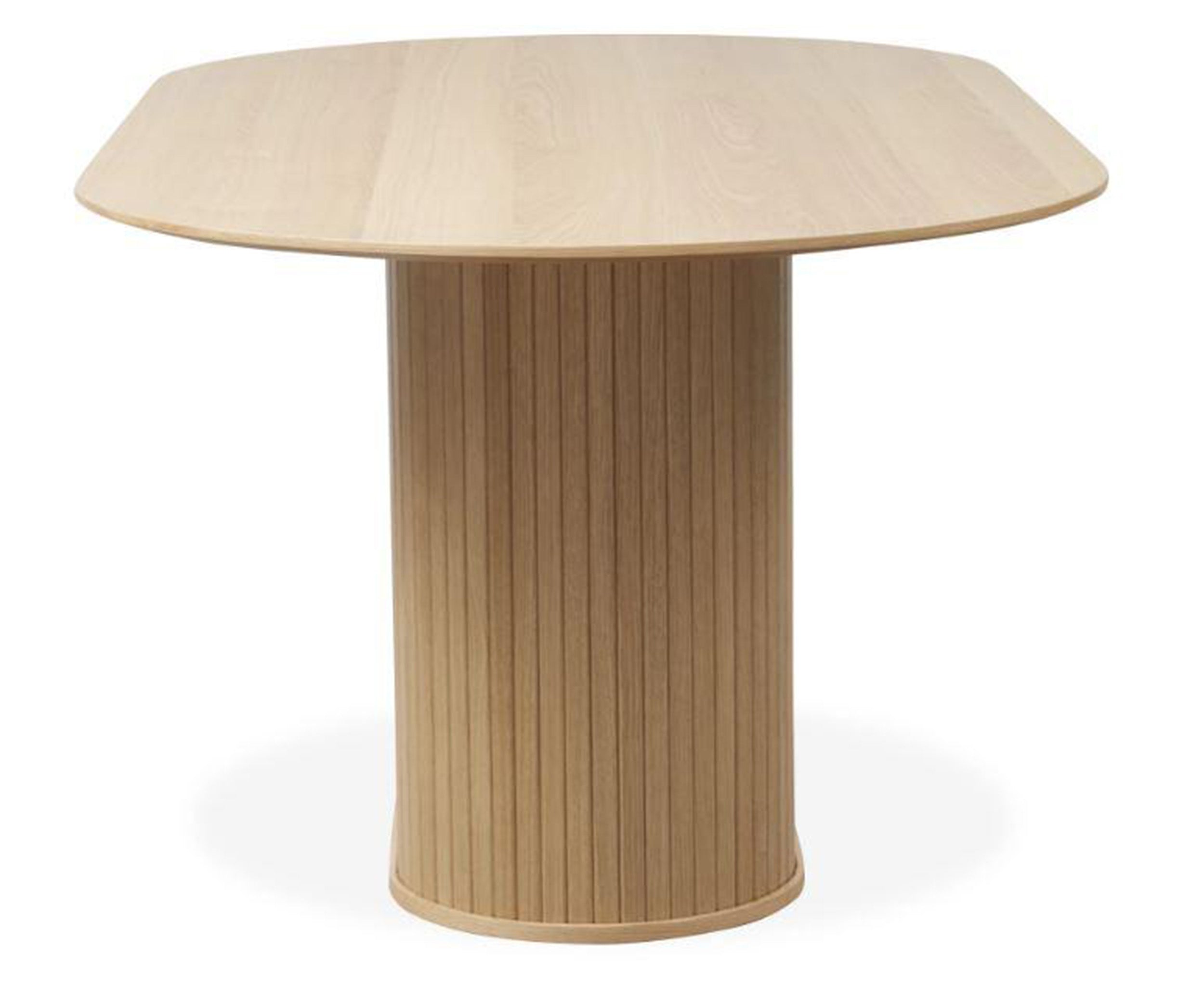 Ovaler Tisch Gativel 95x180 natürliche Eiche
