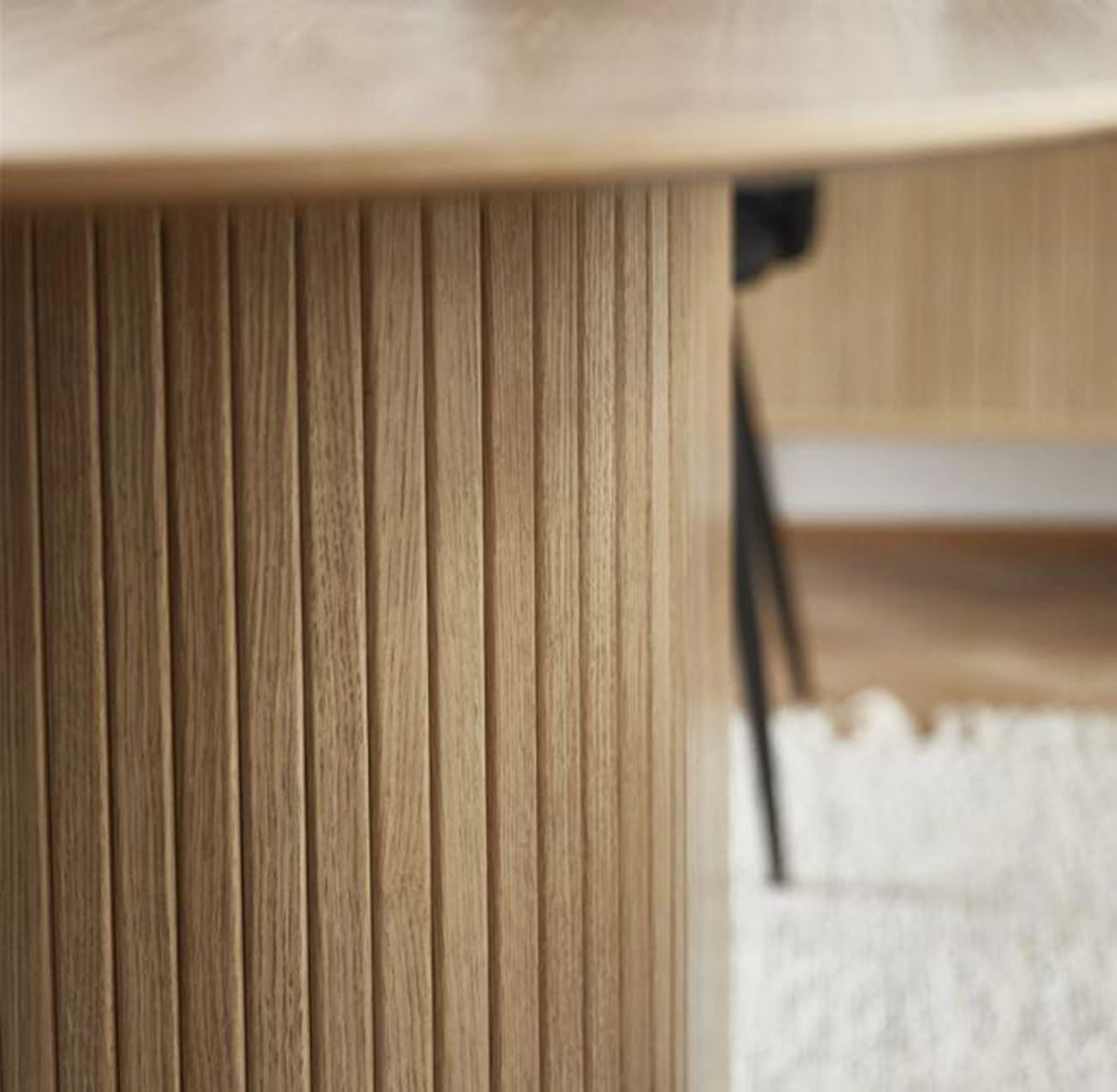 Ovaler Tisch Gativel 95x180 natürliche Eiche