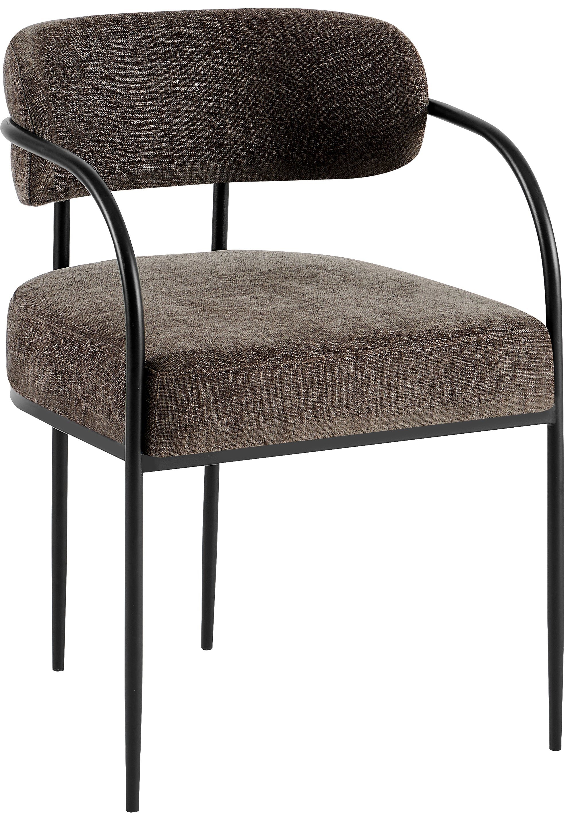 Polsterstuhl Molvia Mocca Chenille