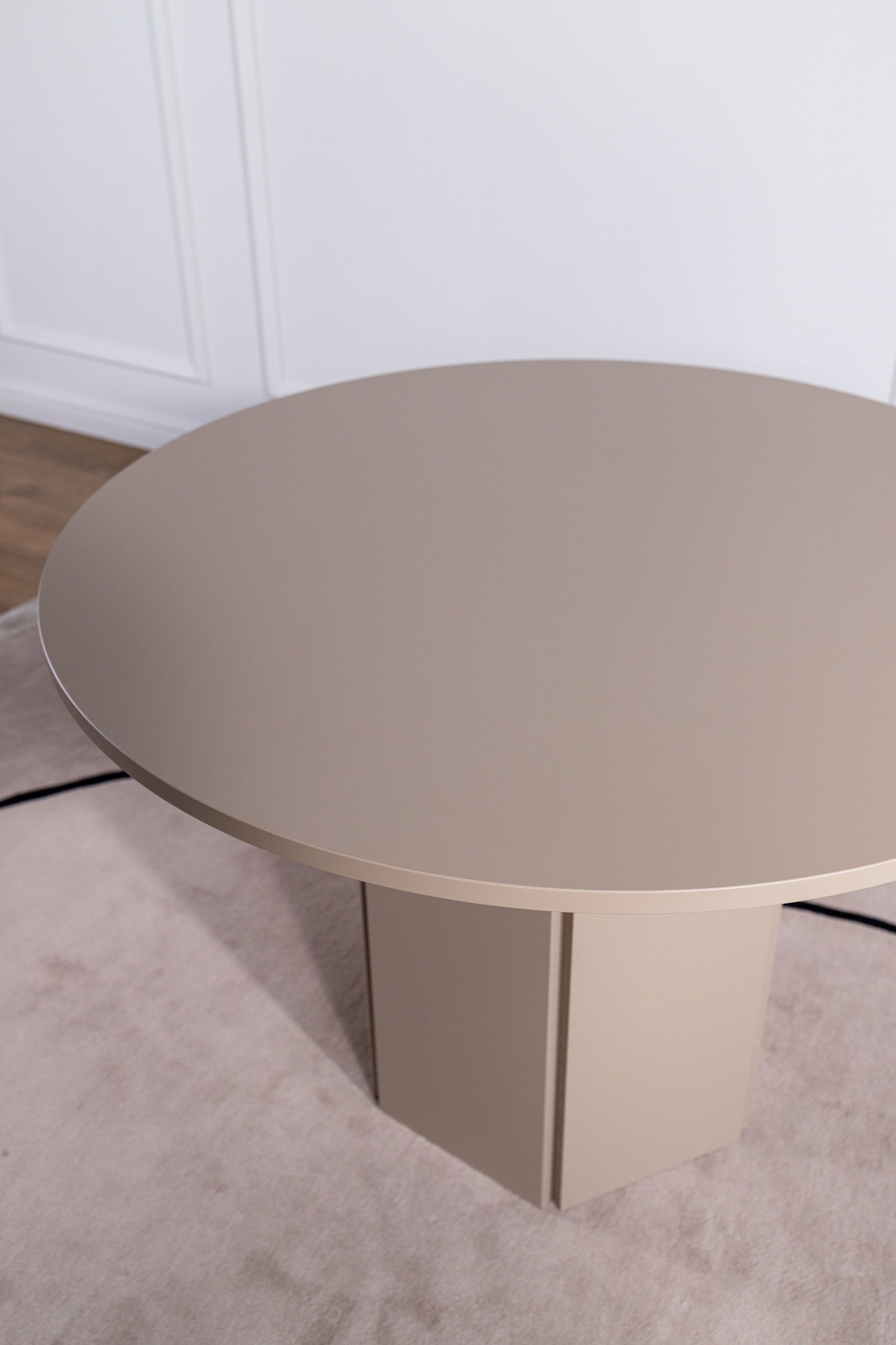 Runder Esstisch Hexa 110 cm Cappuccino