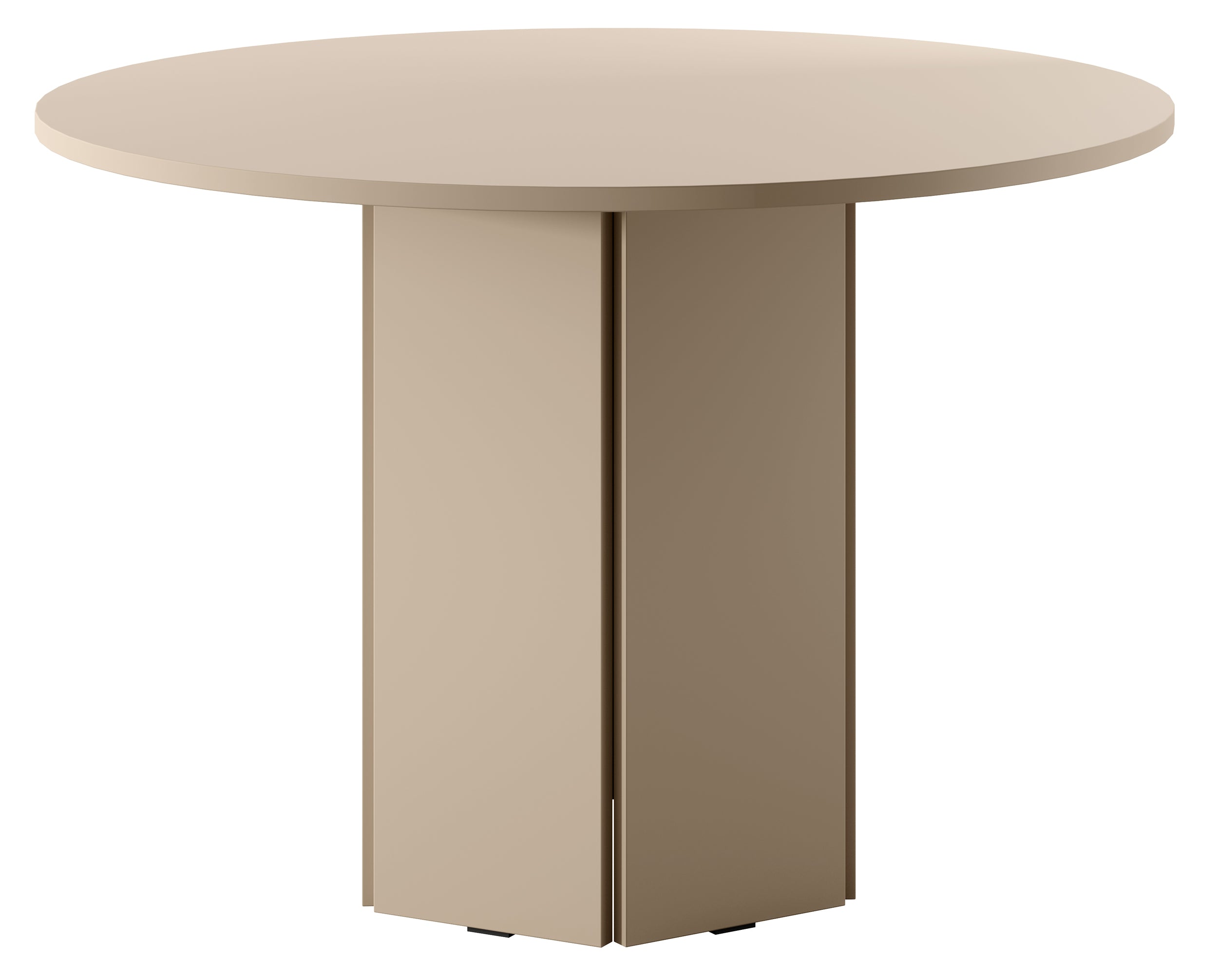 Runder Esstisch Hexa 110 cm Cappuccino