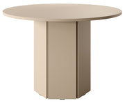 Runder Esstisch Hexa 110 cm Cappuccino