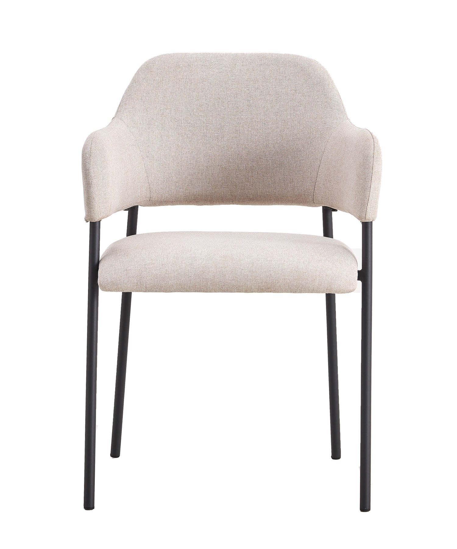 Bezogenes Stuhl mit Armlehnen Azhai beige
