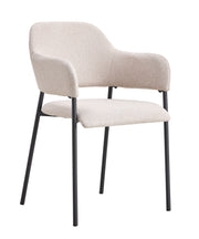 Bezogenes Stuhl mit Armlehnen Azhai beige