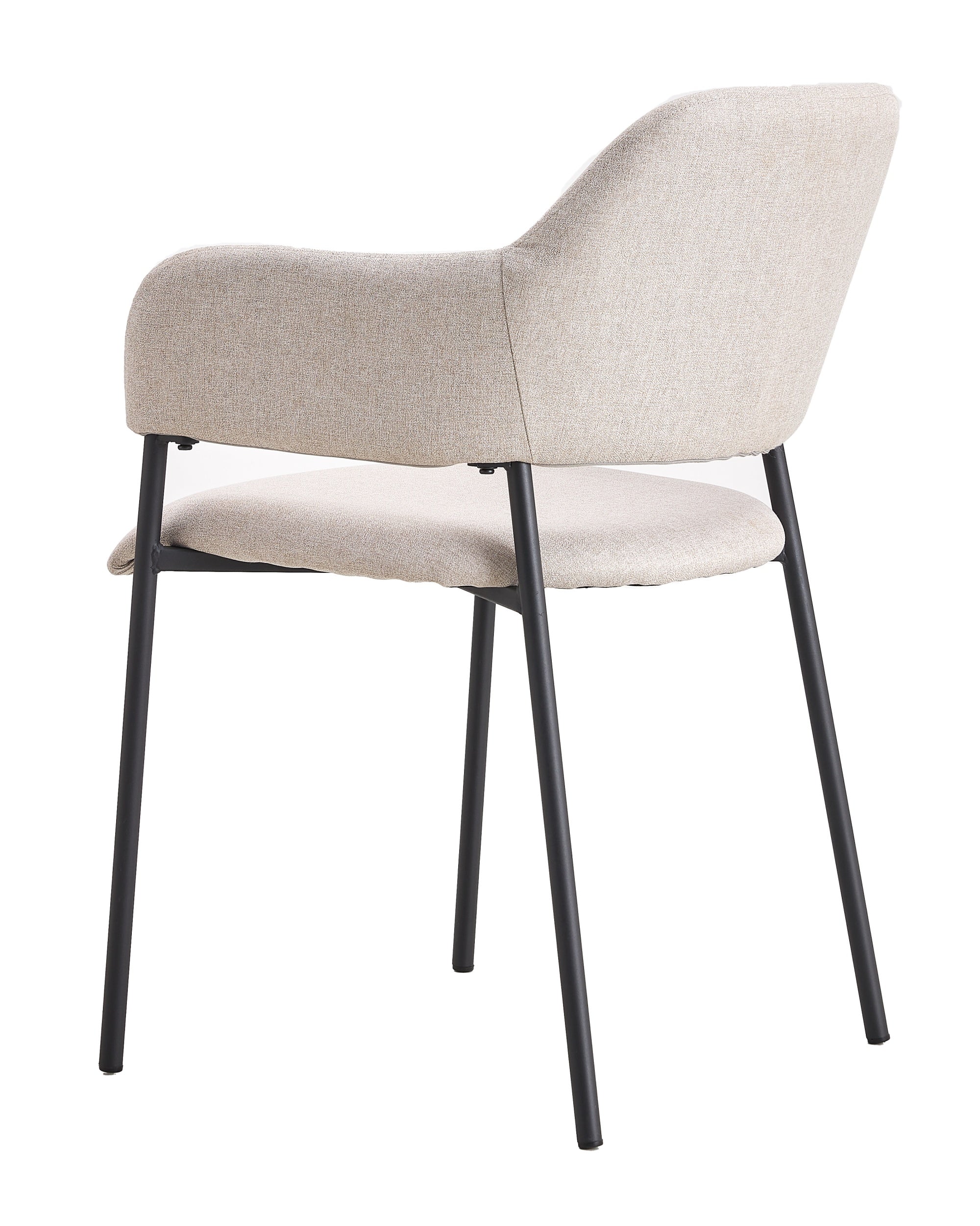 Bezogenes Stuhl mit Armlehnen Azhai beige