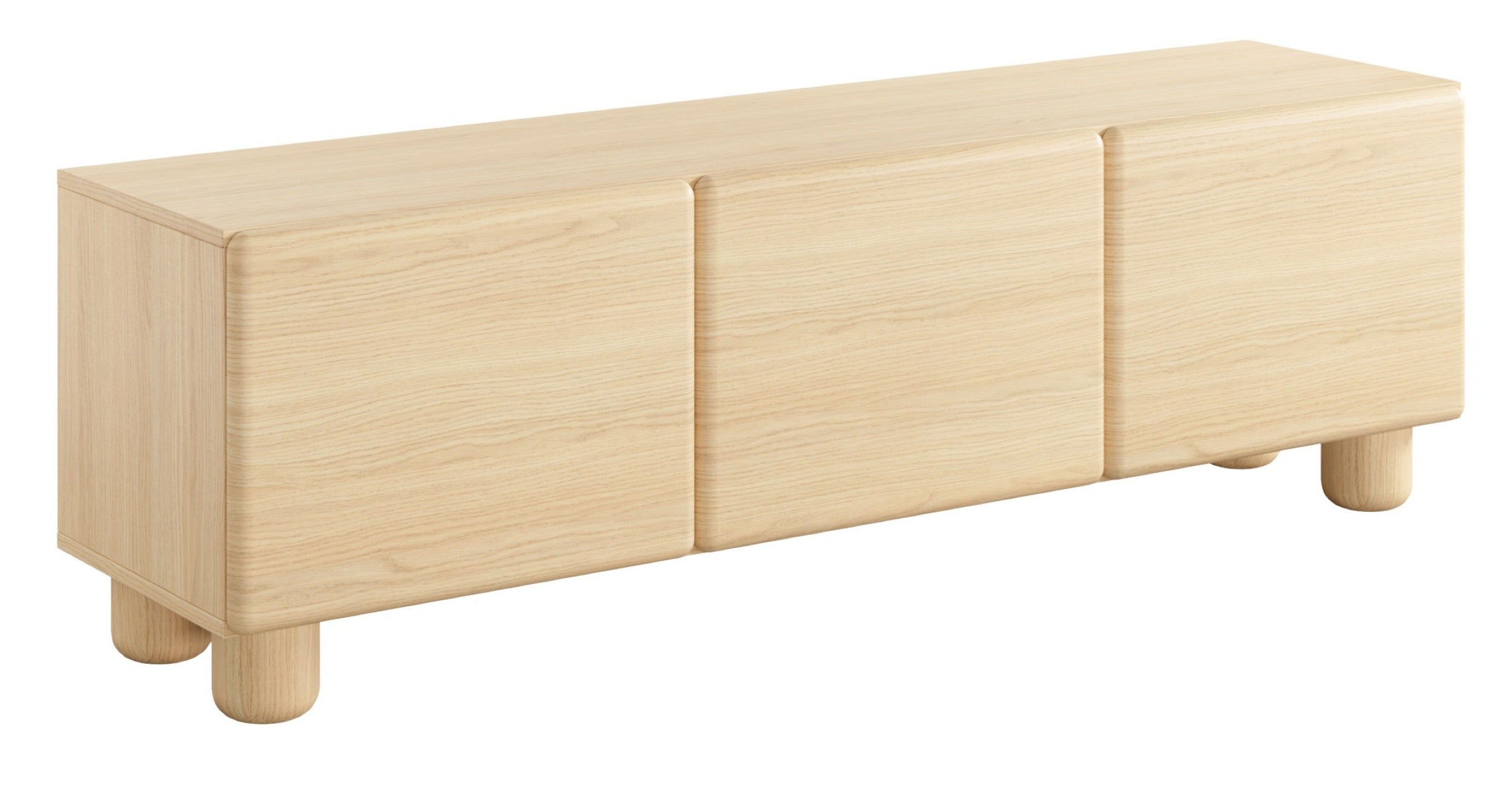 TV-Schrank Lomo mit drei Klappen, 150 cm, Vicenza-Eiche