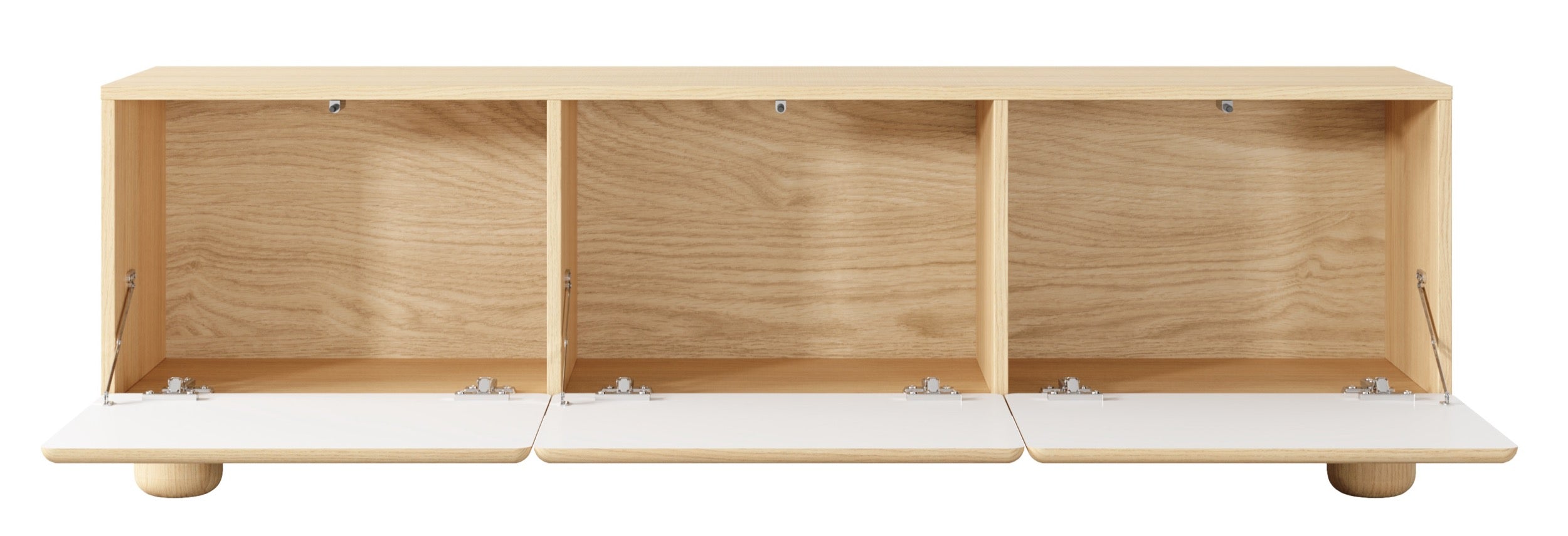 TV-Schrank Lomo mit drei Klappen, 150 cm, Vicenza-Eiche