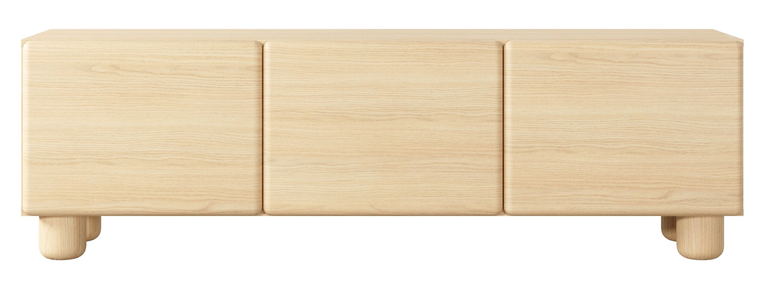 TV-Schrank Lomo mit drei Klappen, 150 cm, Vicenza-Eiche