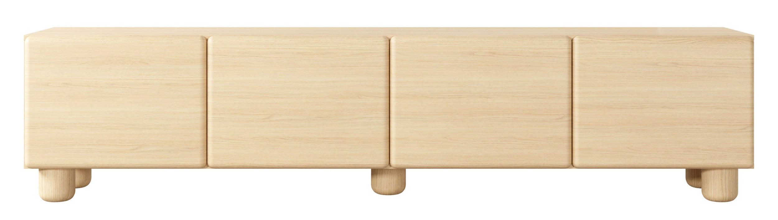 TV-Schrank Lomo mit vier Klappen, 200 cm, Vicenza-Eiche