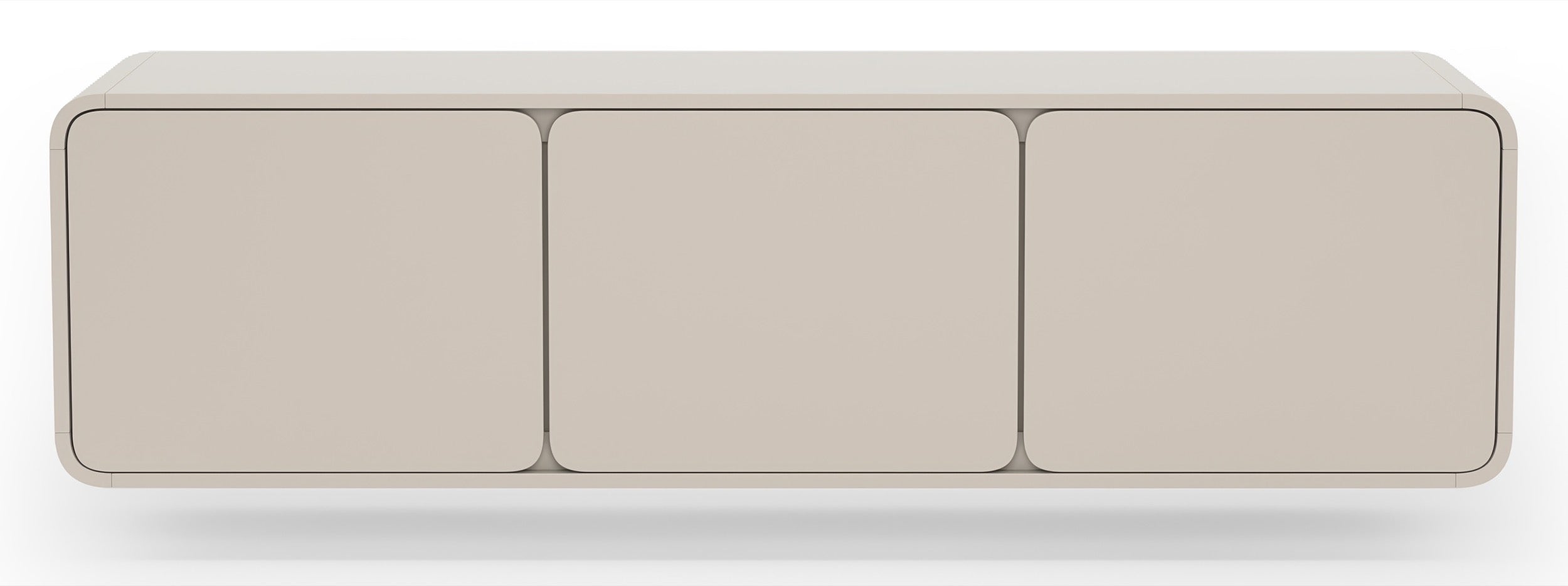 Hängender dreitüriger TV-Schrank Lummo 156 cm Kaschmir