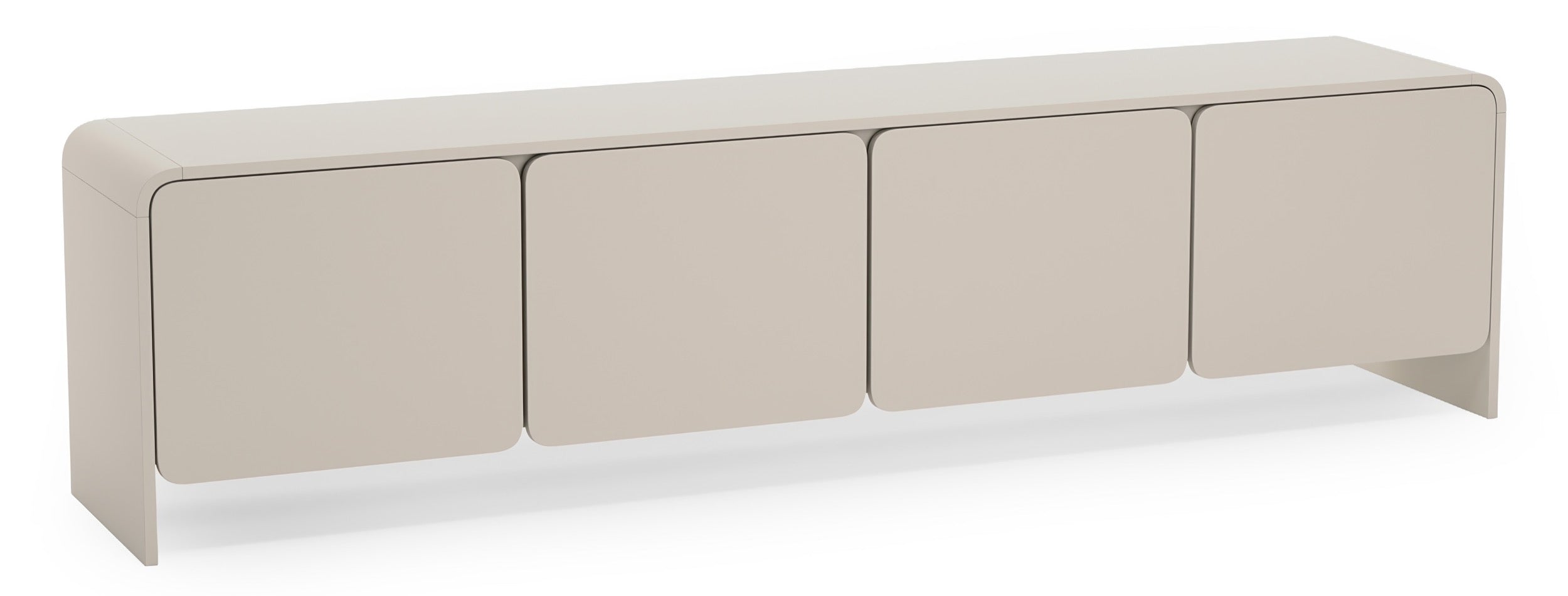Vier­türiger TV-Schrank Lummo 207 cm Kaschmir