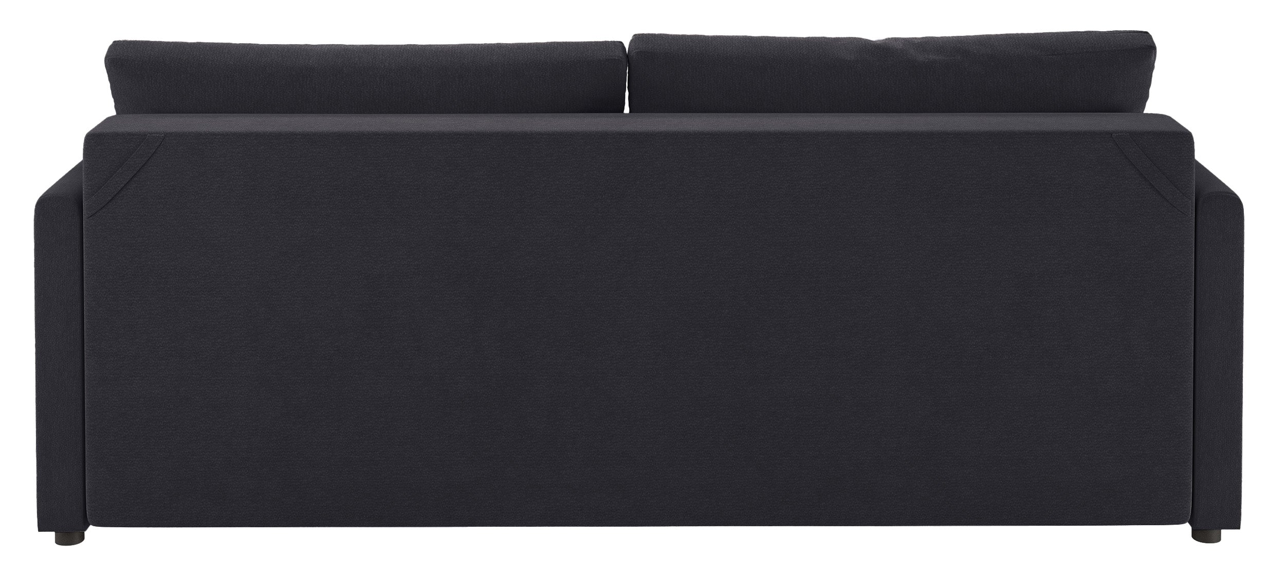 Dreisitziges ausklappbares Sofa Lorro mit Stauraum, Graphit Chenille