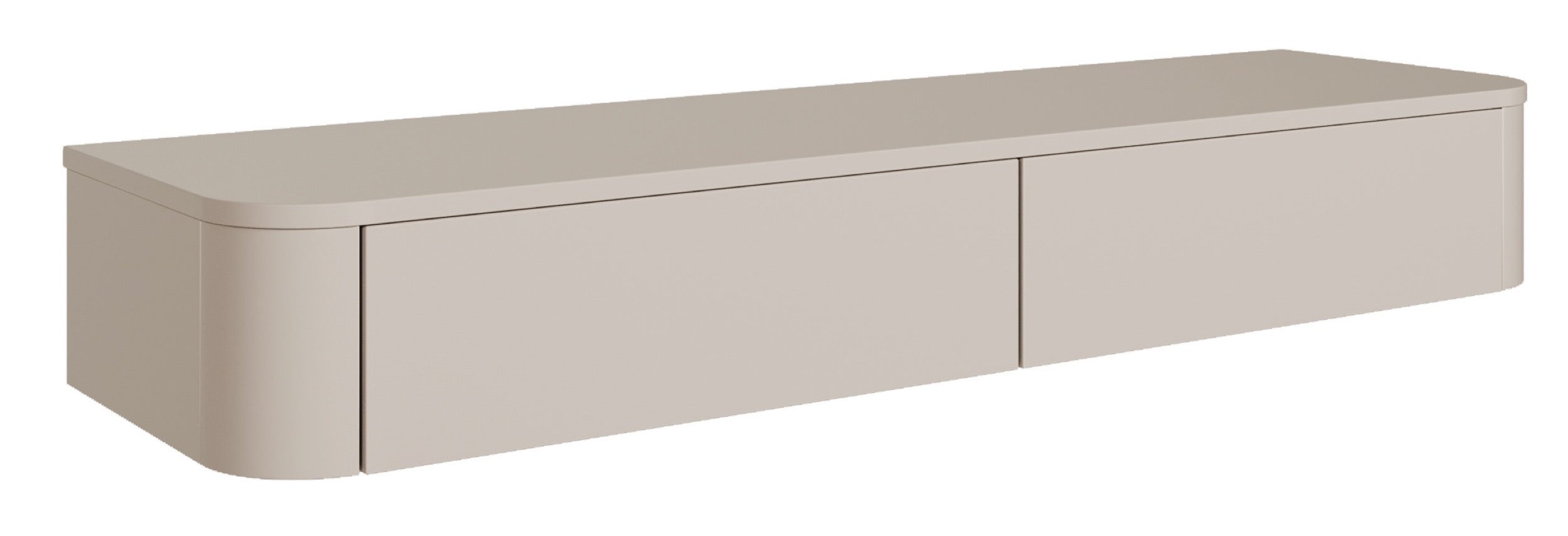 Hängender TV-Schrank Luvio Slim 140 cm Kaschmir