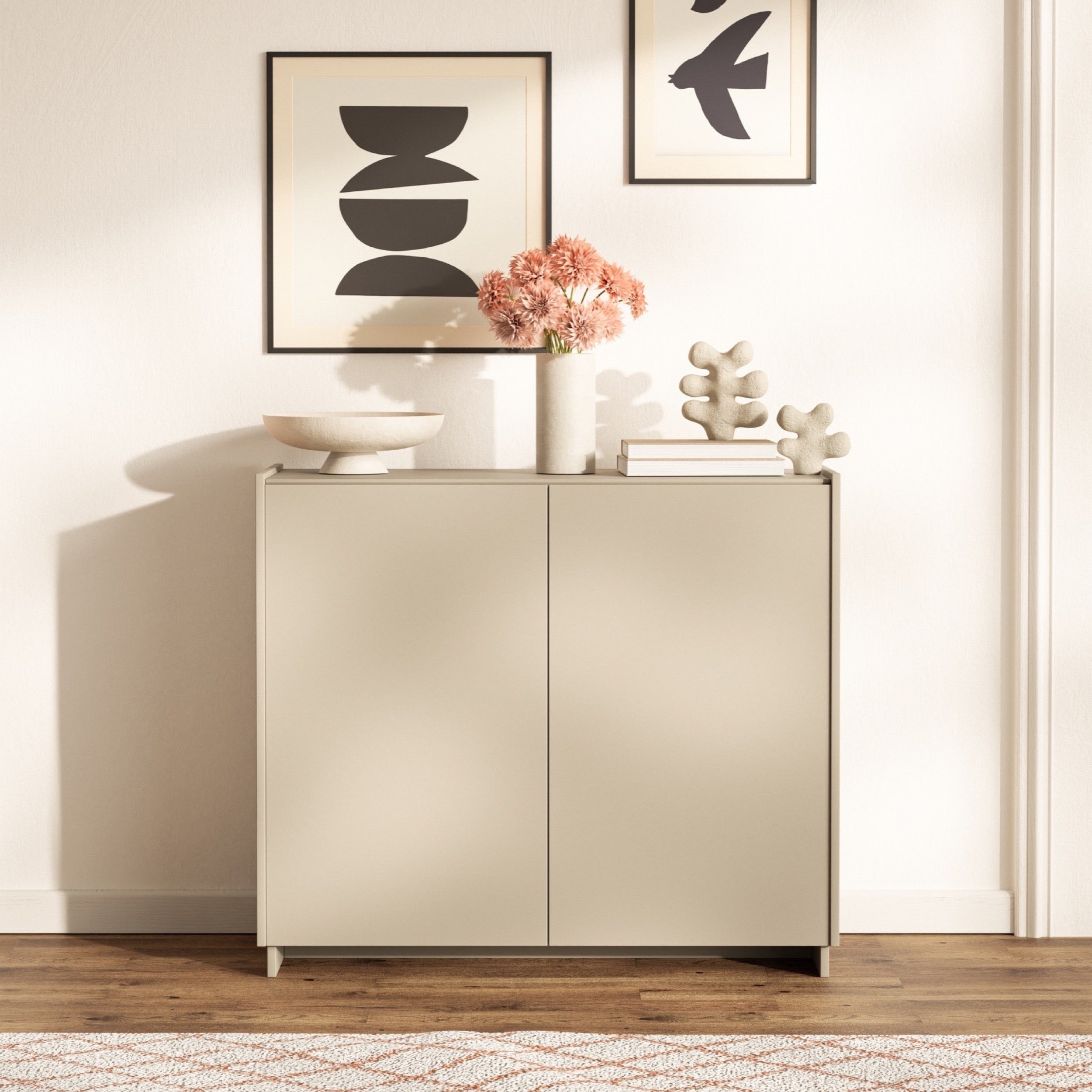 Zweiturige Kommode Magro 103 cm Kaschmir