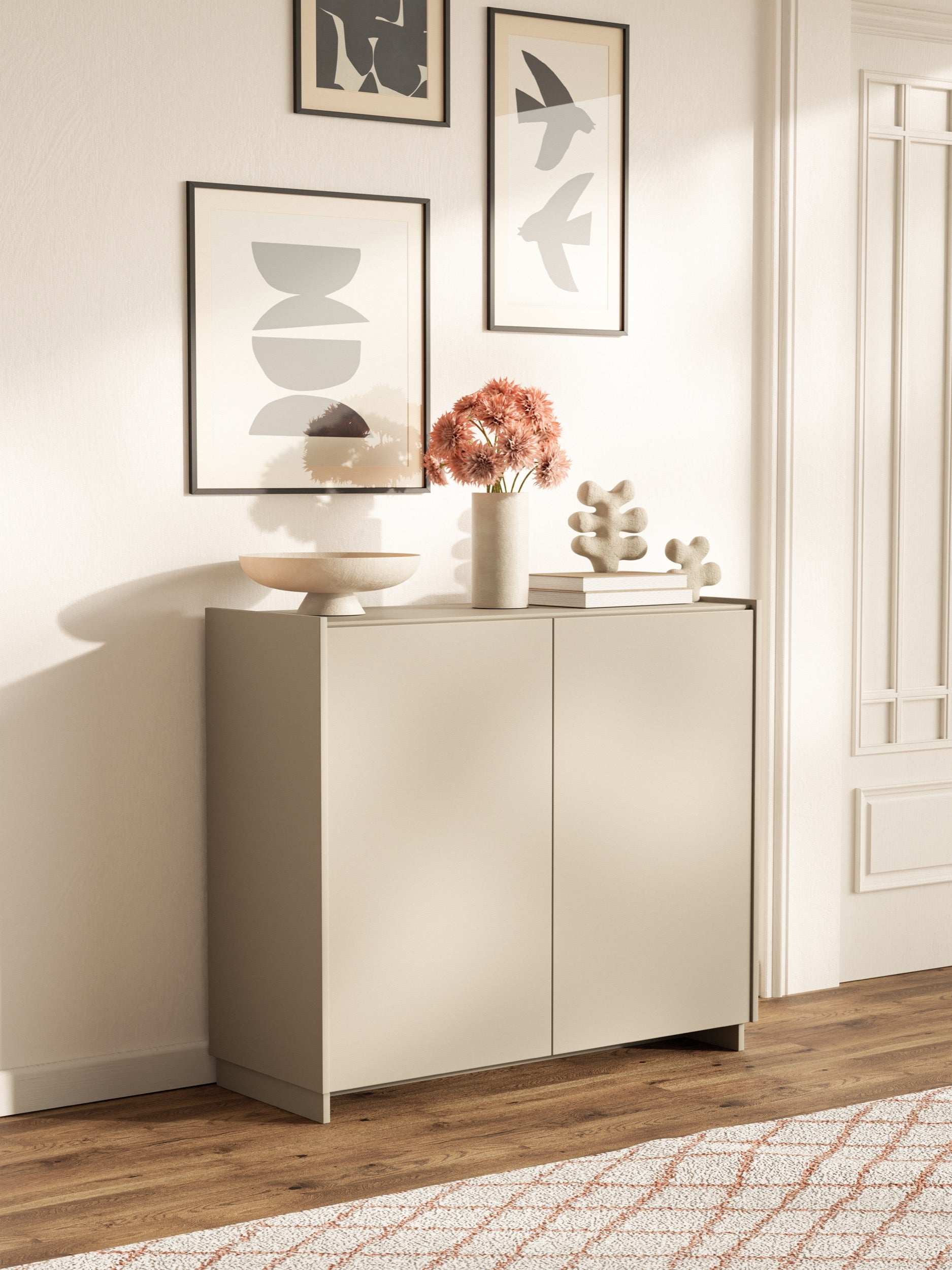 Zweiturige Kommode Magro 103 cm Kaschmir