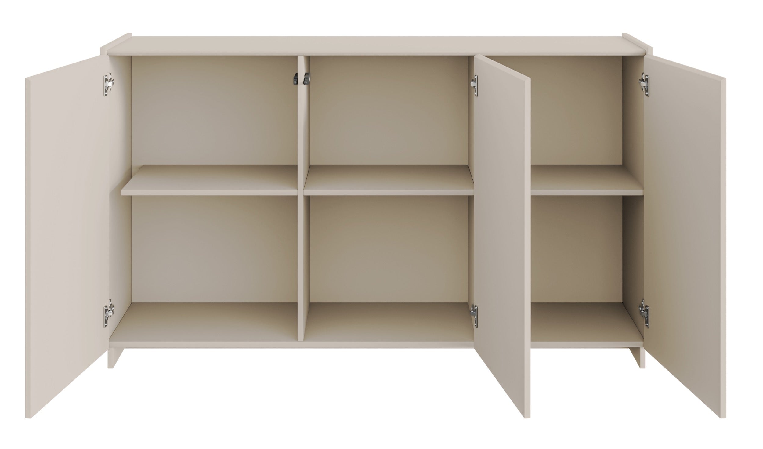 Drehtür-Kommode Magro 153 cm Kaschmir