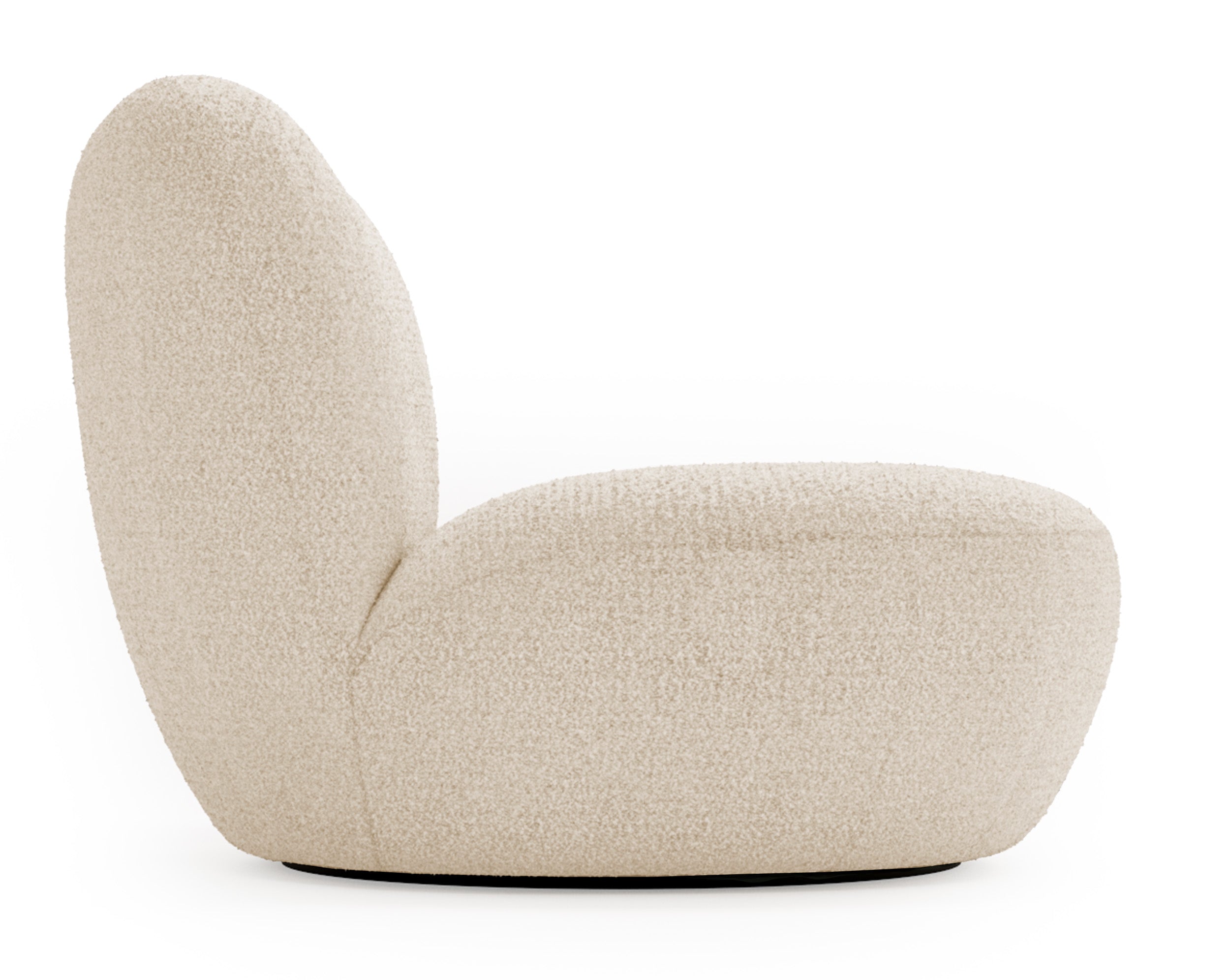 Drehstuhl Nicolino beige Bouclé