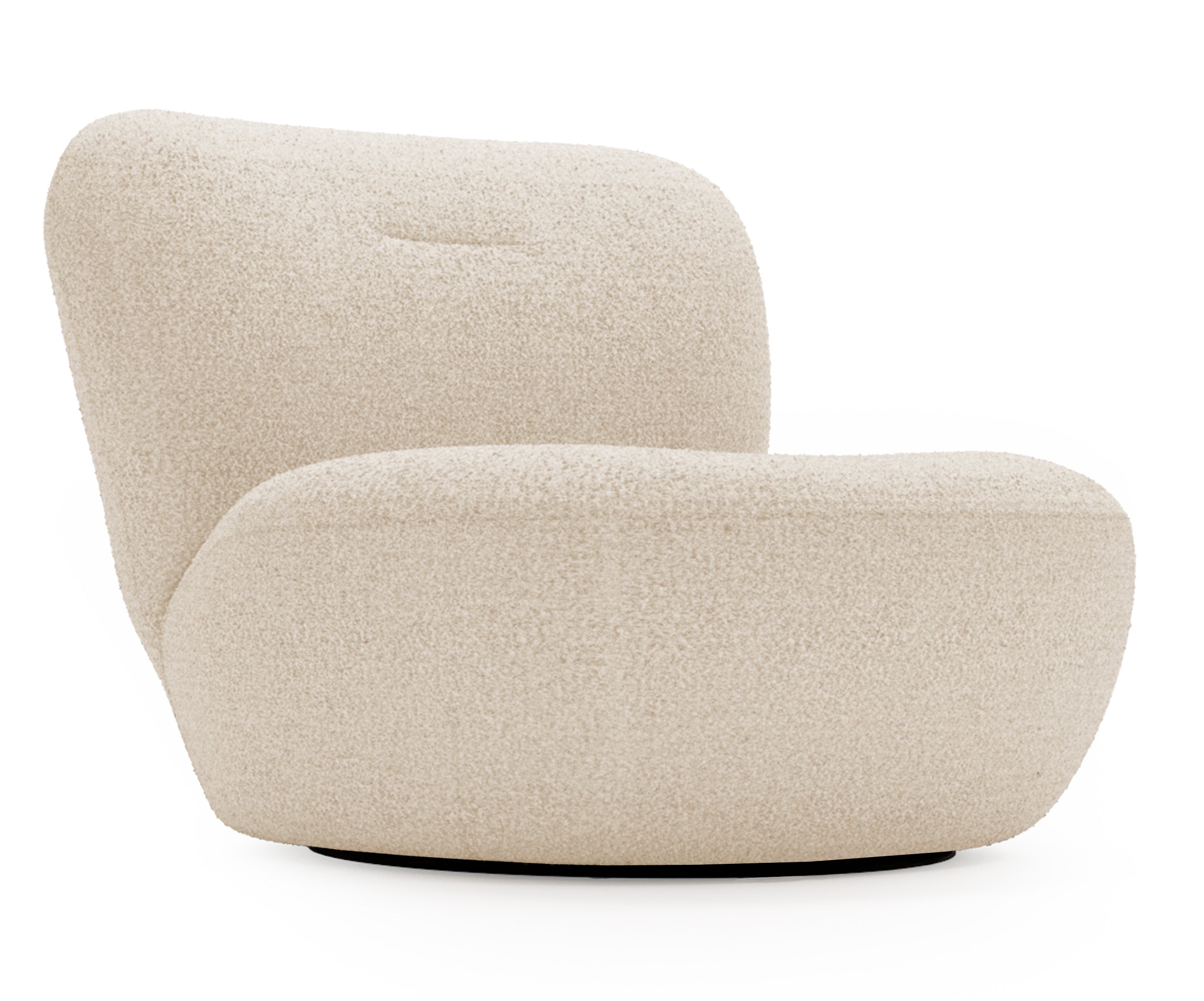 Drehstuhl Nicolino beige Bouclé