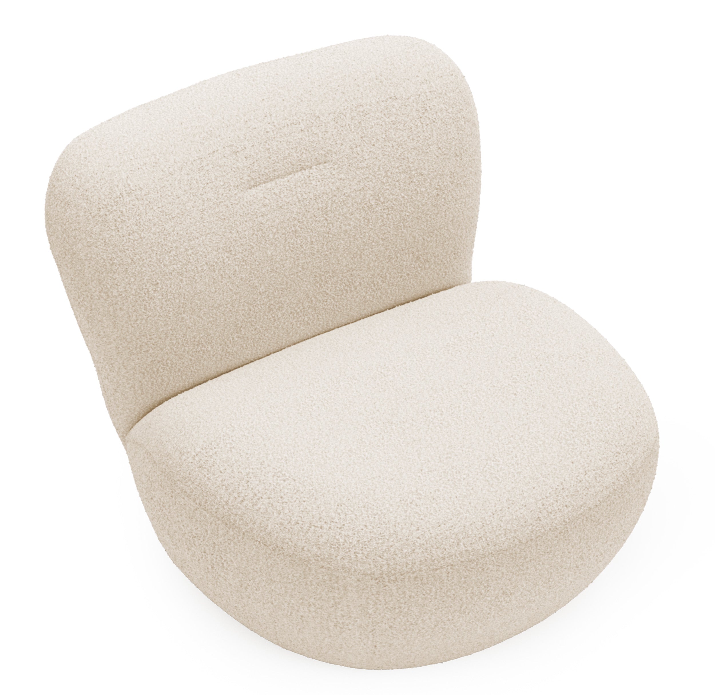 Drehstuhl Nicolino beige Bouclé