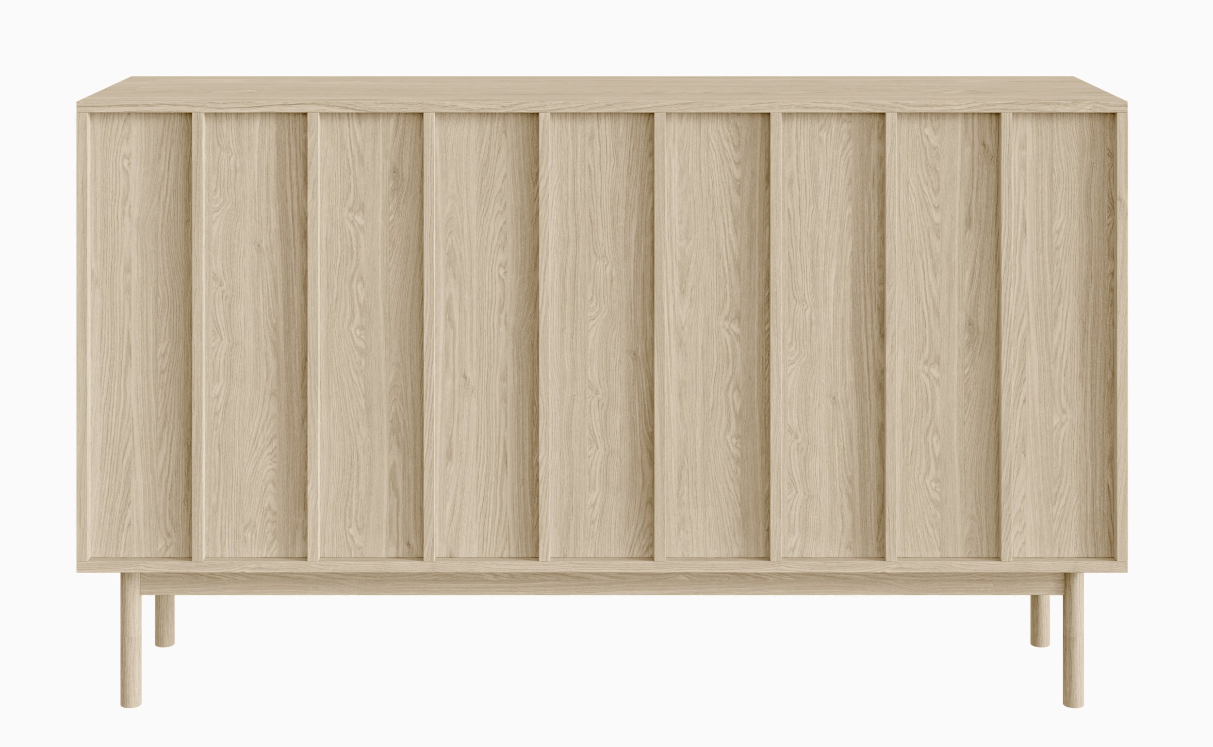 Drehtür-Kommode Neksto 150 cm geölte Eiche