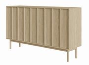 Drehtür-Kommode Neksto 150 cm geölte Eiche
