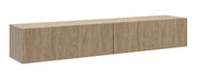 Hängender TV-Schrank Nolie 175 cm geölte Eiche