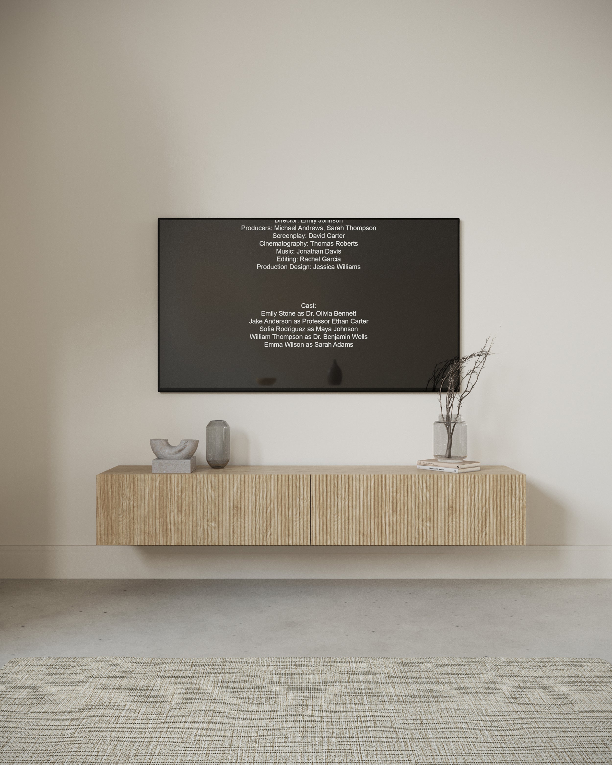 Hängender TV-Schrank Nolie 175 cm geölte Eiche