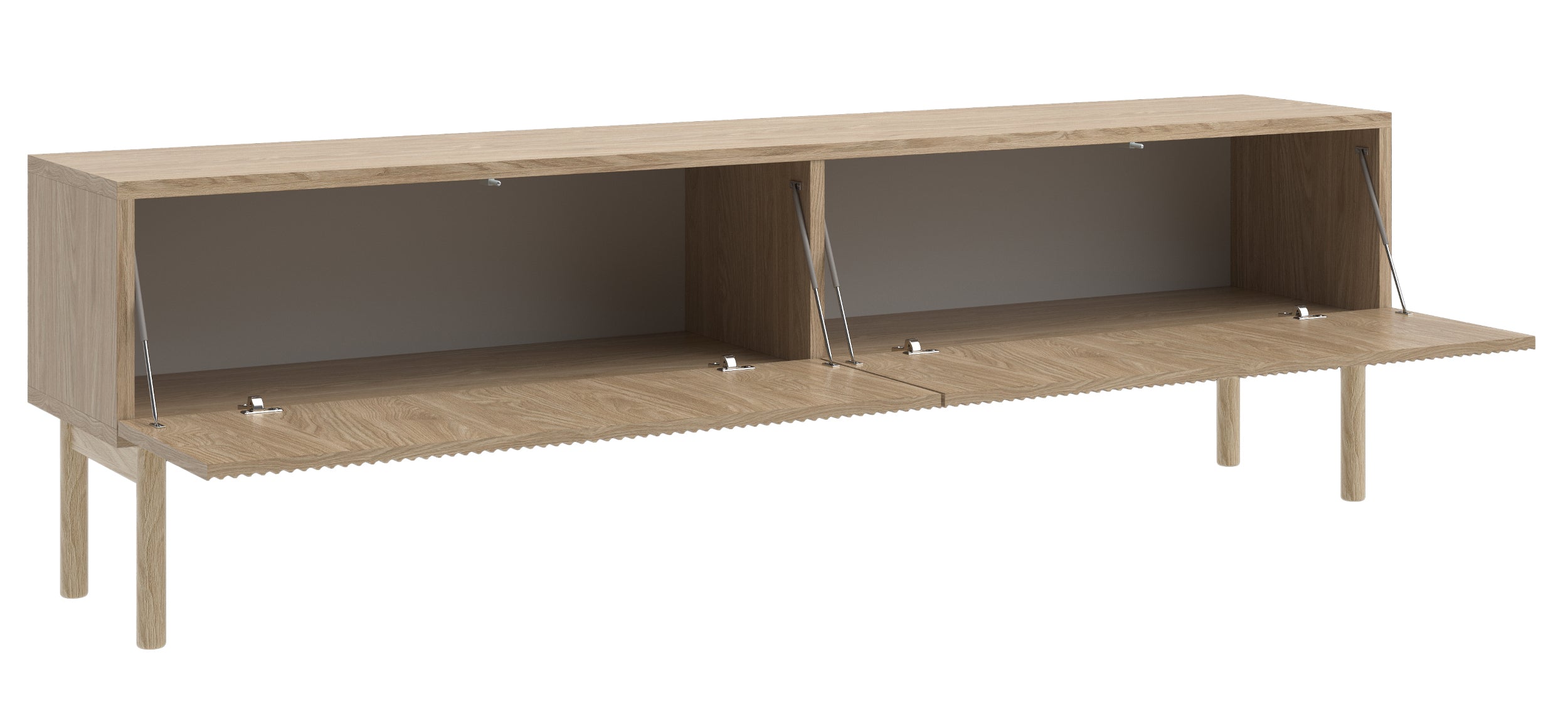 Stehender TV-Schrank Nolie 175 cm geölte Eiche