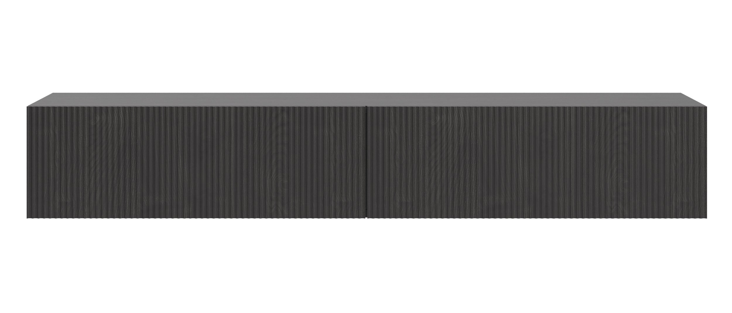 Hängender TV-Schrank Nolie 175 cm Portland Esche Schwarz