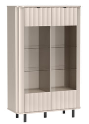 Novado Niedriger Schrank mit zwei Türen, 98 cm, Kaschmirfarbe