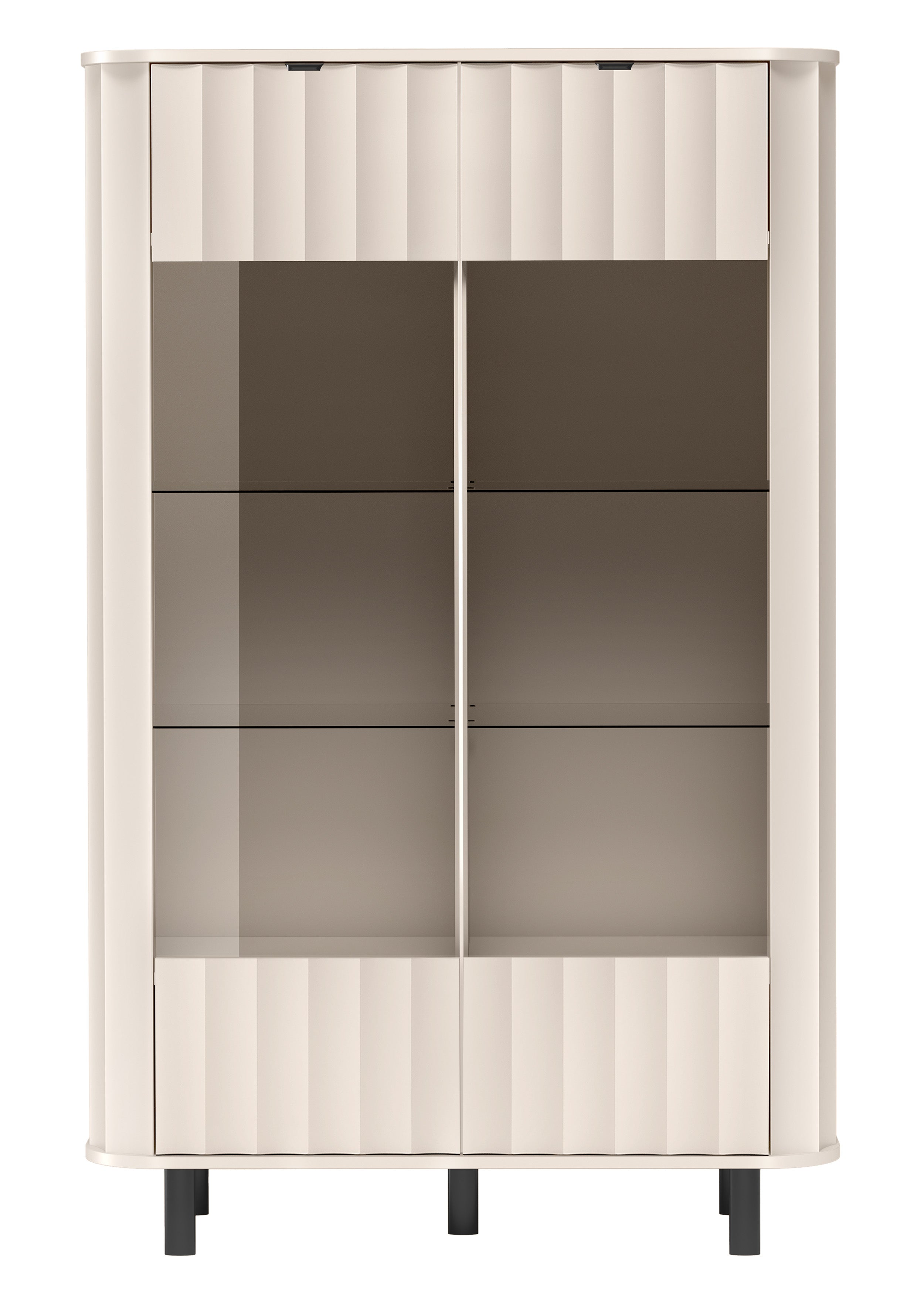 Novado Niedriger Schrank mit zwei Türen, 98 cm, Kaschmirfarbe