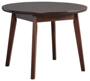 Ausziehbarer Esstisch Talinder aus Holz 100-130x100 cm, Walnuss