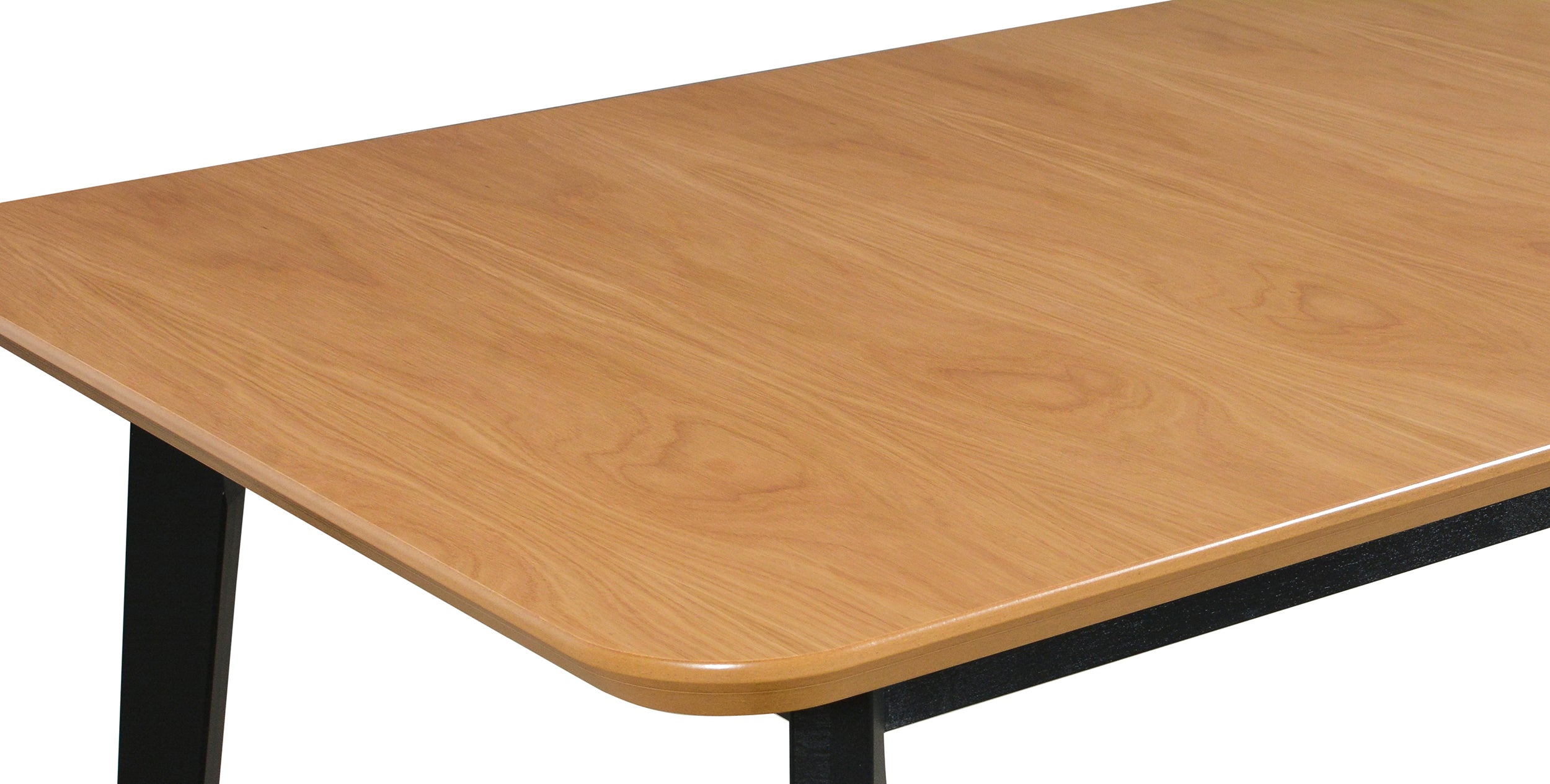 Ausziehbarer Esstisch aus Holz Ofitied 140-180x80 cm schwarz/natur Eiche