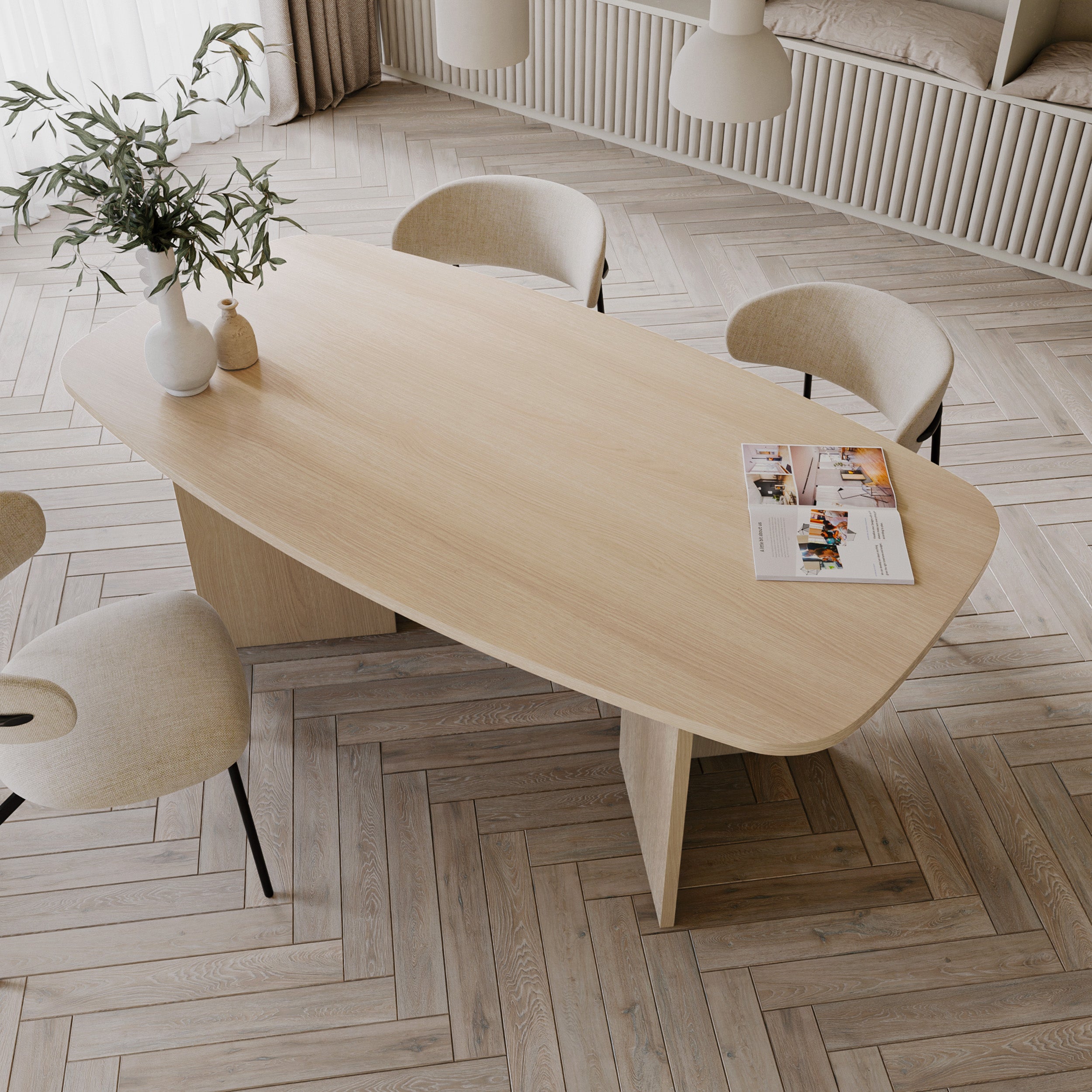 Esstisch Piano 190 cm Lindberg-Eiche