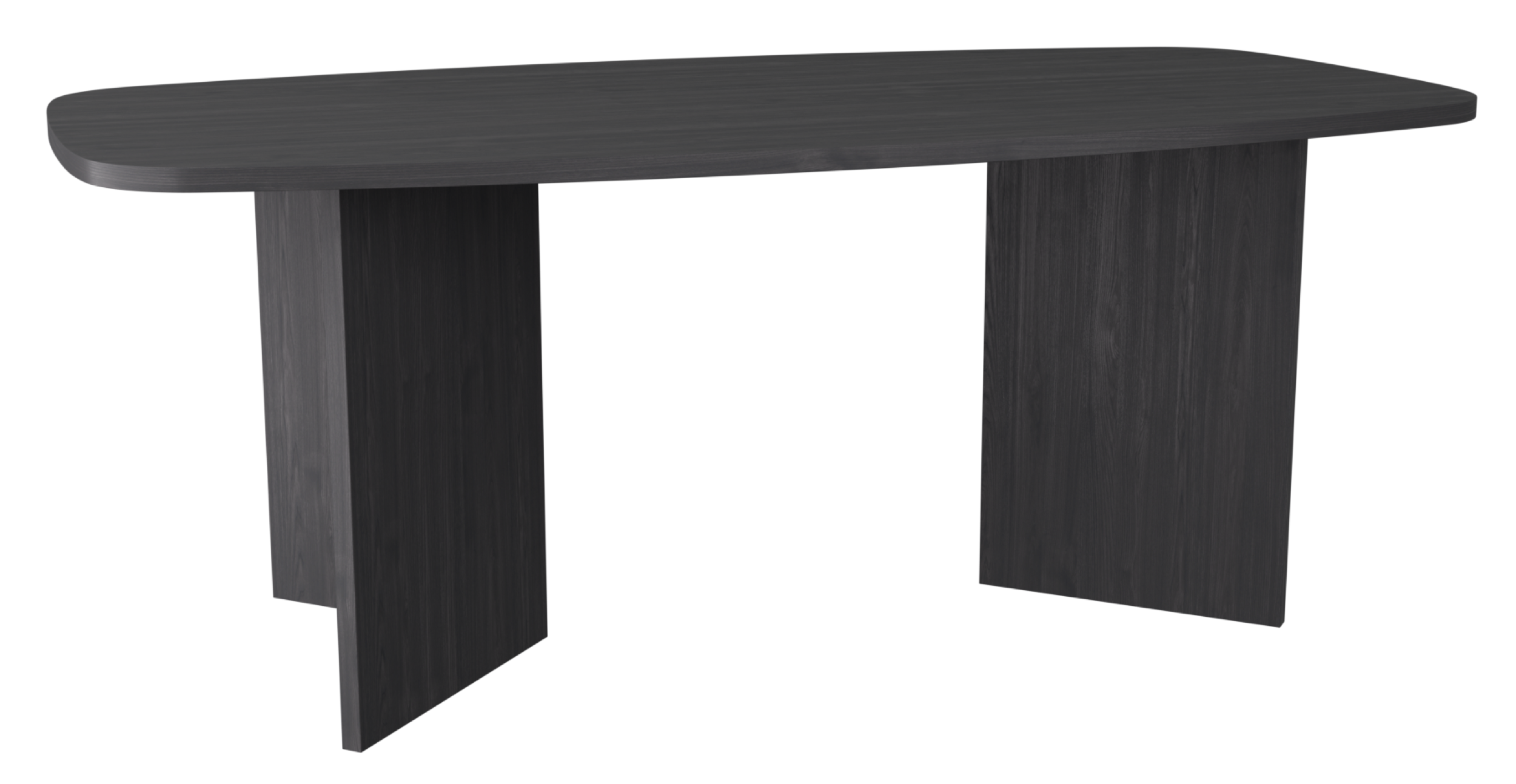 Esstisch Piano 190 cm Esche Prestige Schwarz