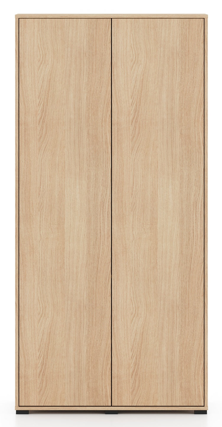 Zweiflügeliger Schrank Reynos 92 cm Eiche Mavelie