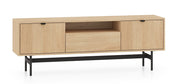 TV-Schrank Reynos, dreitürig, 150 cm, Eiche Mavelie