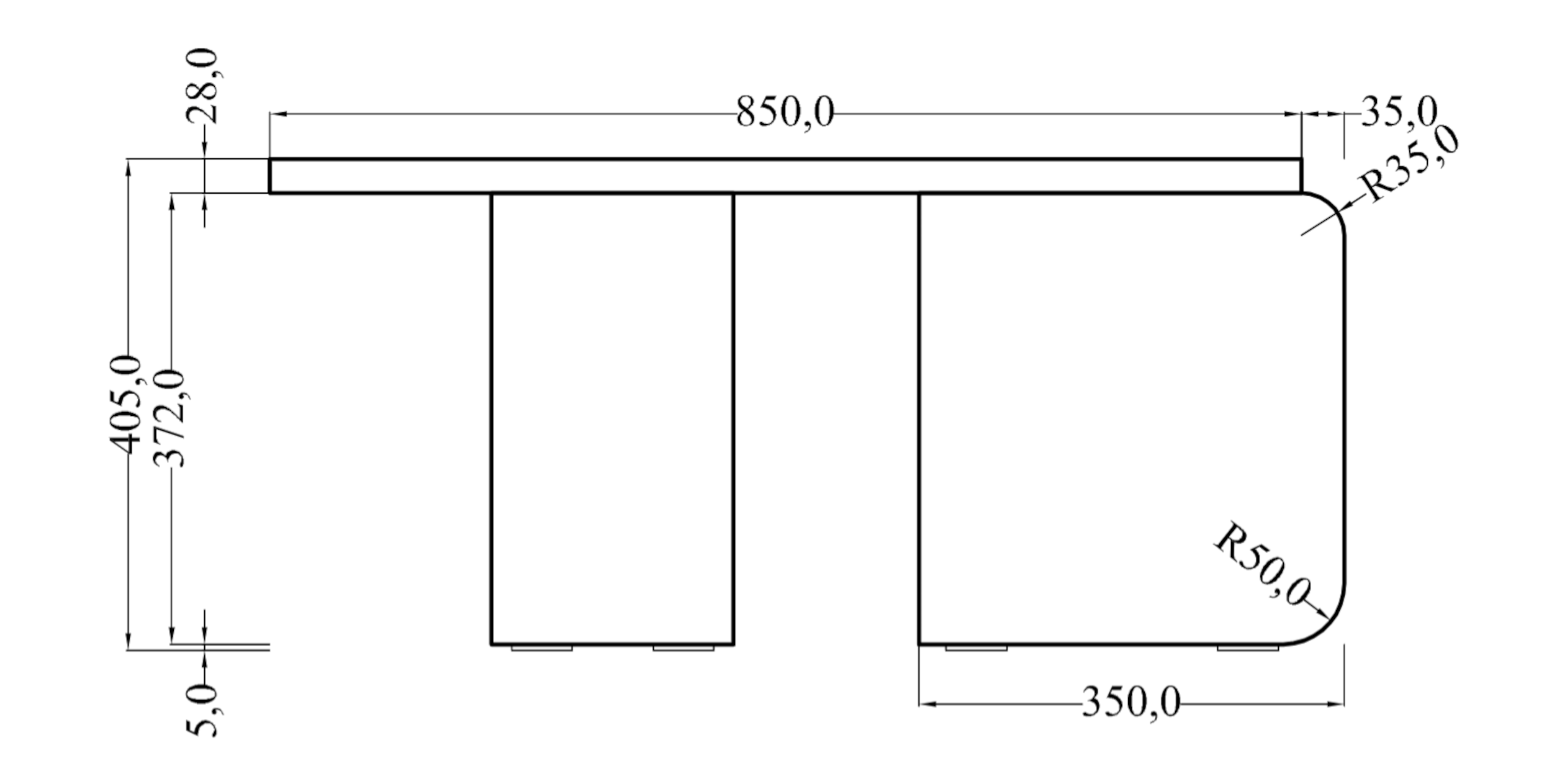 Runder Couchtisch Preffines 85 cm Wisconsin Nussbaum