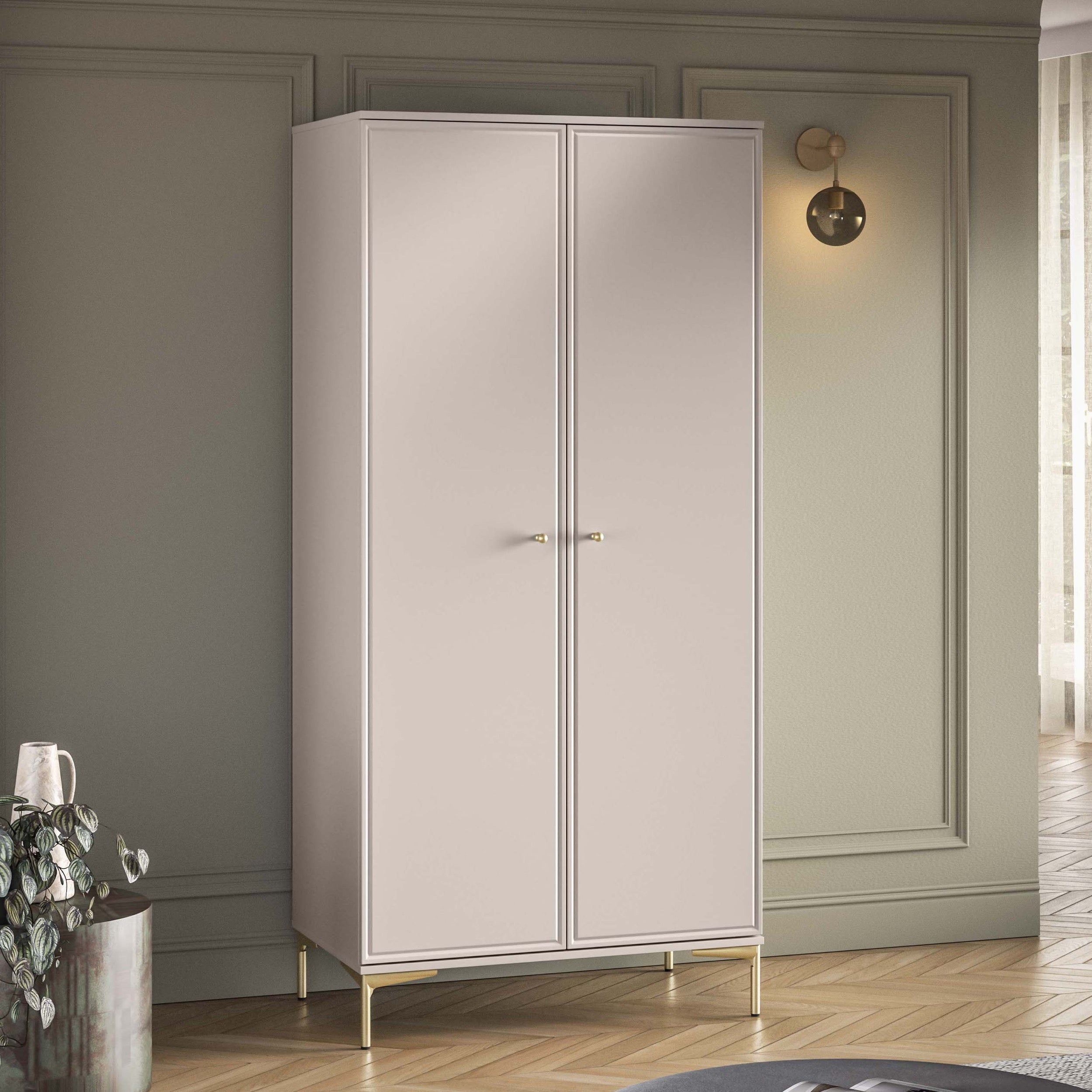 Zweiflügeliger Schrank Sandro 89 cm Kaschmir