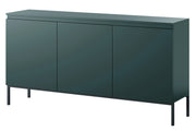 Drehtürenschrank Bemmi 150 cm Dunkelgrün