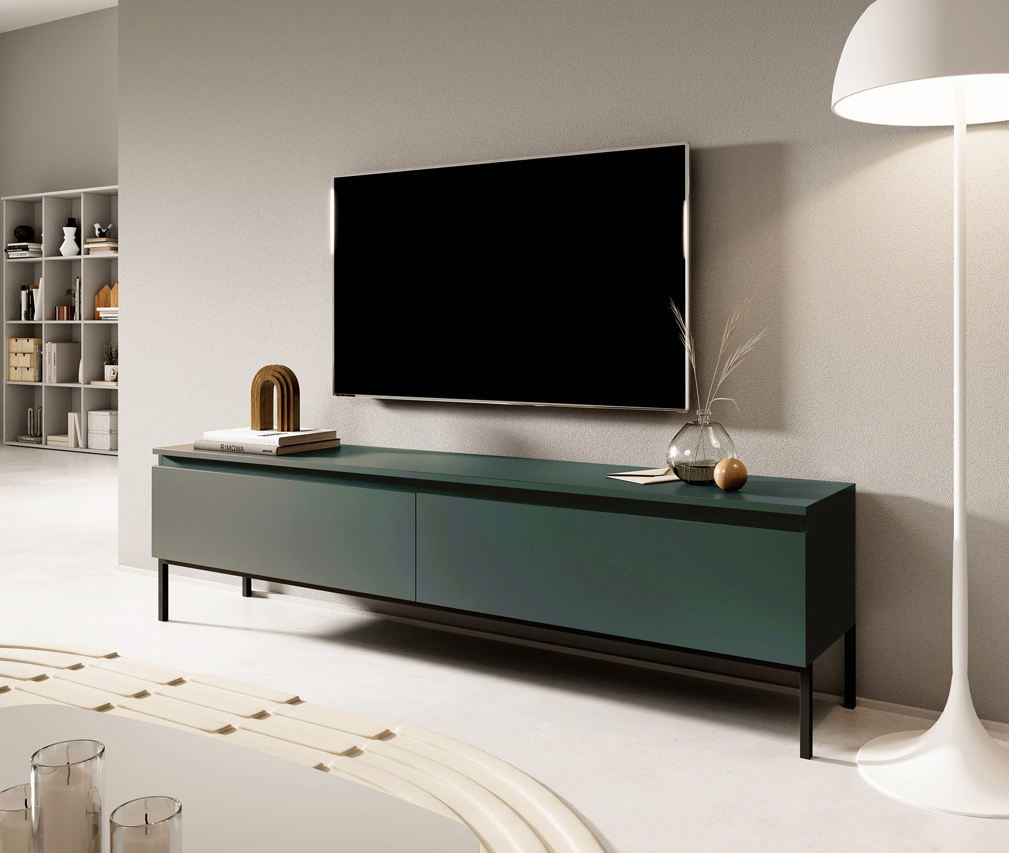 TV-Schrank Bemmi 175 cm Dunkelgrün