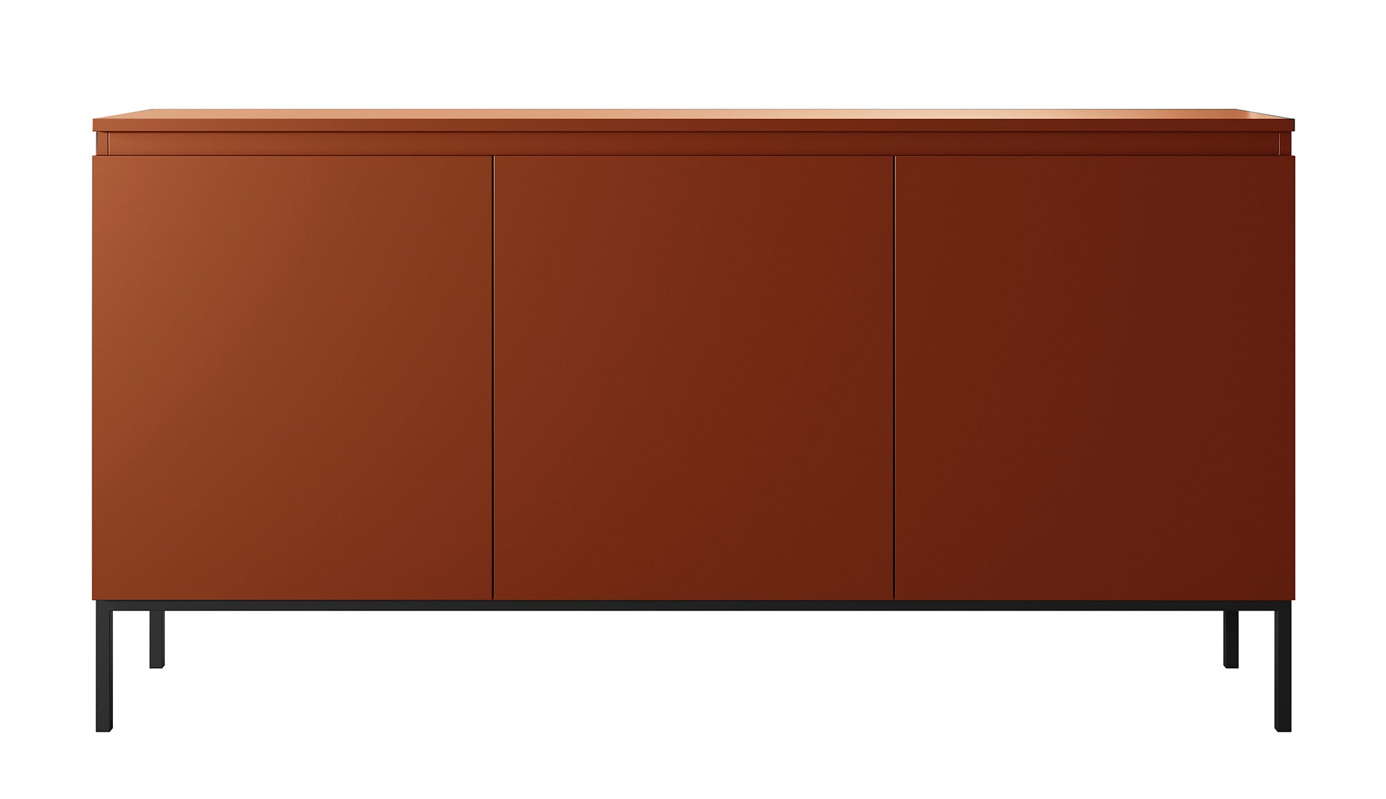 Drehtür-Kommode Bemmi 150 cm Ziegelrot