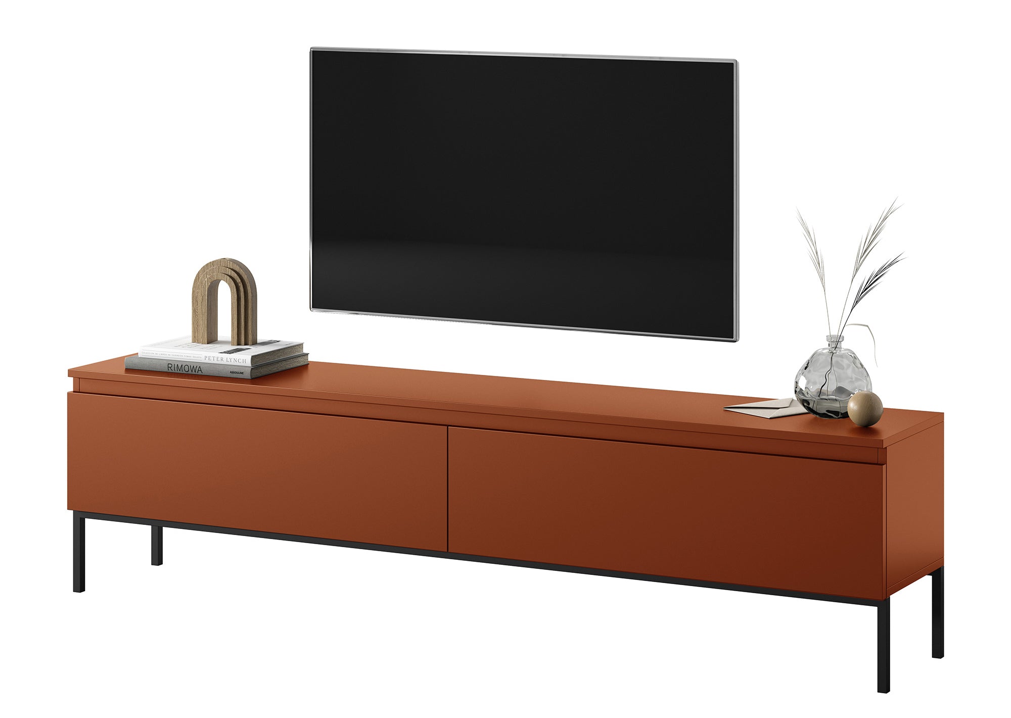 TV-Schrank Bemmi 175 cm Ziegelrot