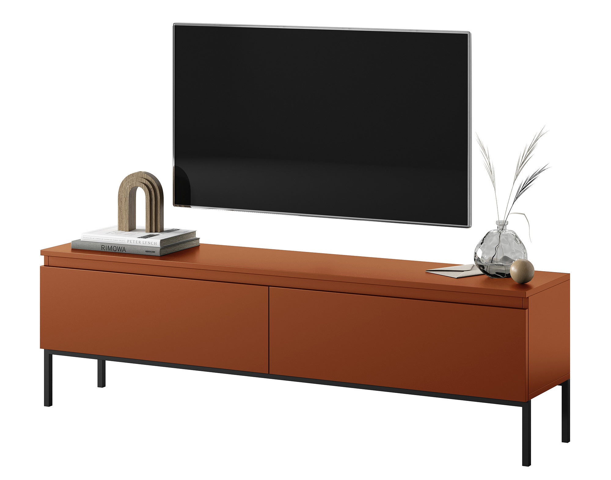 TV-Schrank Bemmi 150 cm Ziegelrot