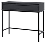 Evo-Konsole mit Schublade und Gestell 90 cm Schwarz