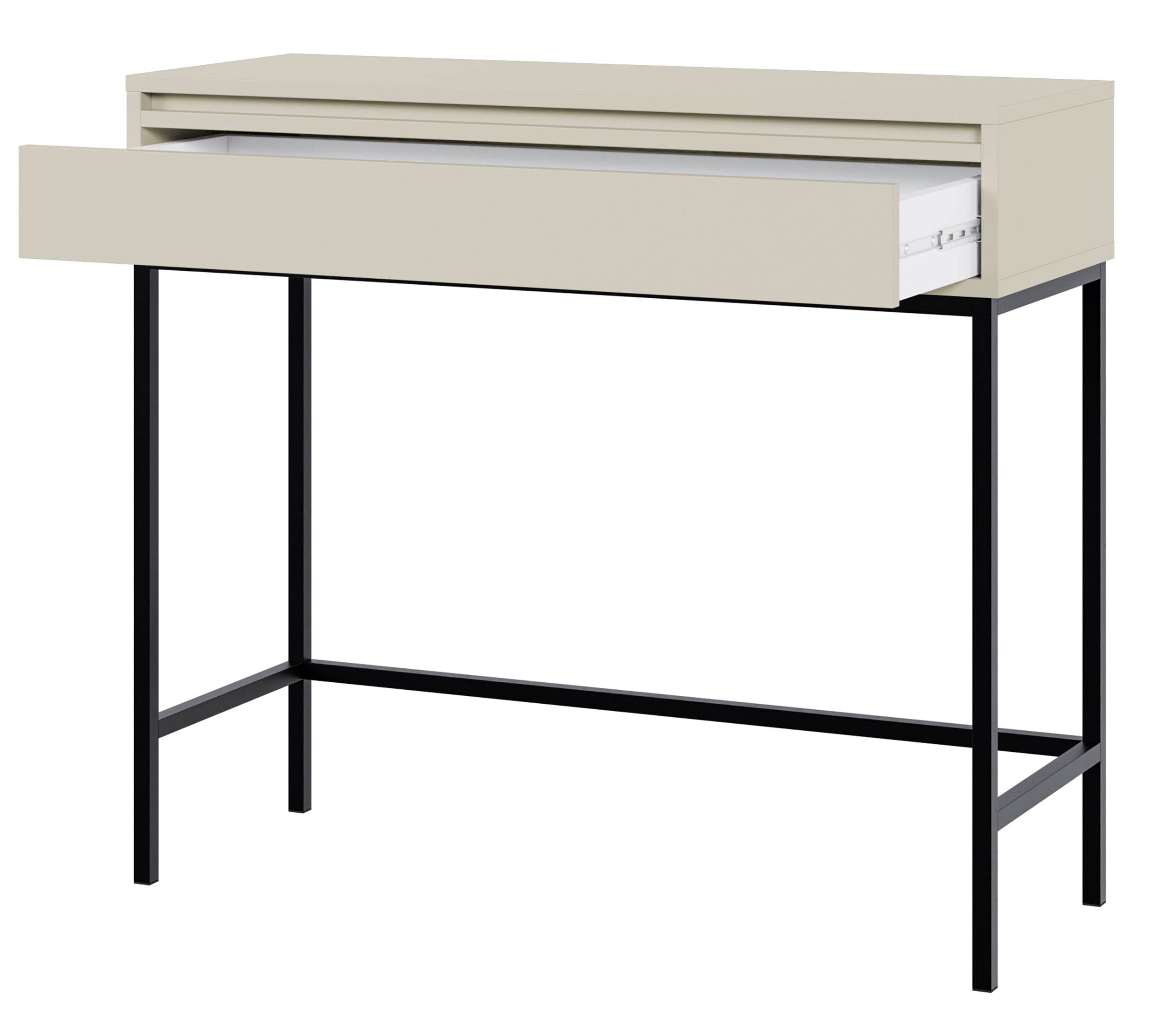 Evo-Konsole mit Schublade und Gestell 90 cm Kaschmir