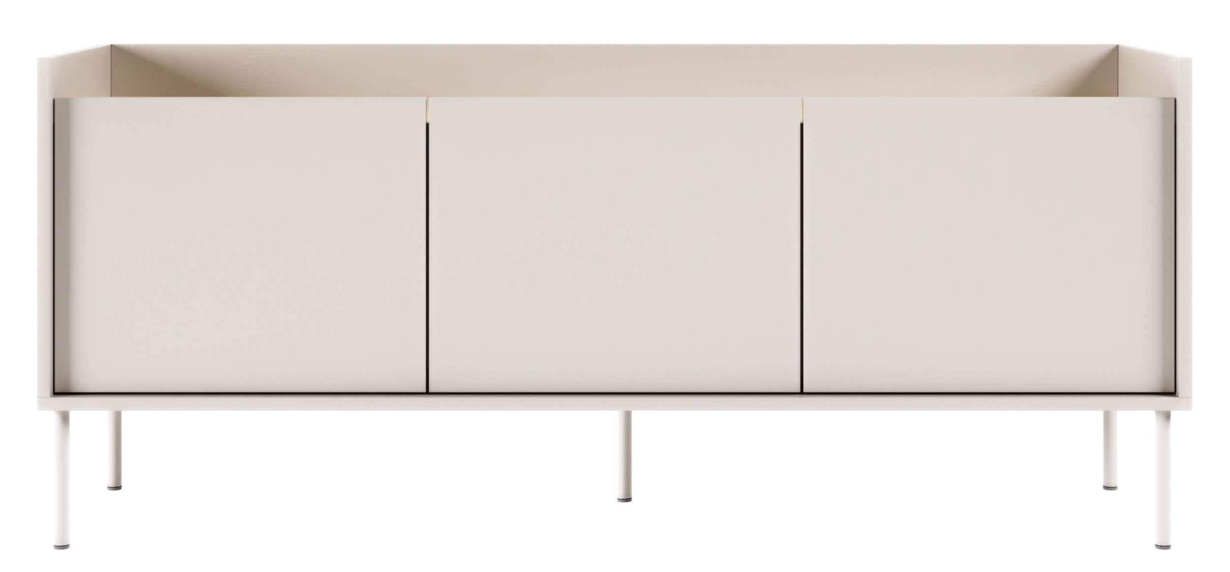 TV-Schrank Tovi, dreitürig, 140 cm, Kaschmir/Lindberg-Eiche