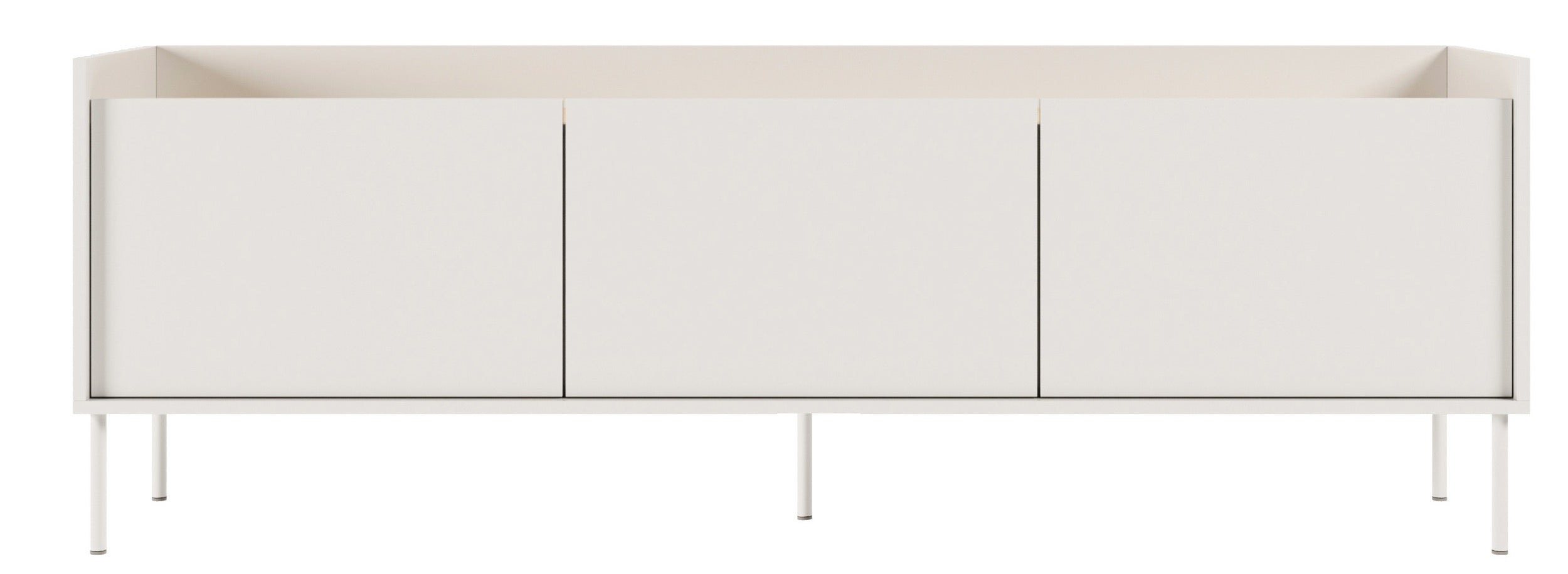 TV-Schrank Tovi, dreitürig, 175 cm, weiß/Lindberg-Eiche
