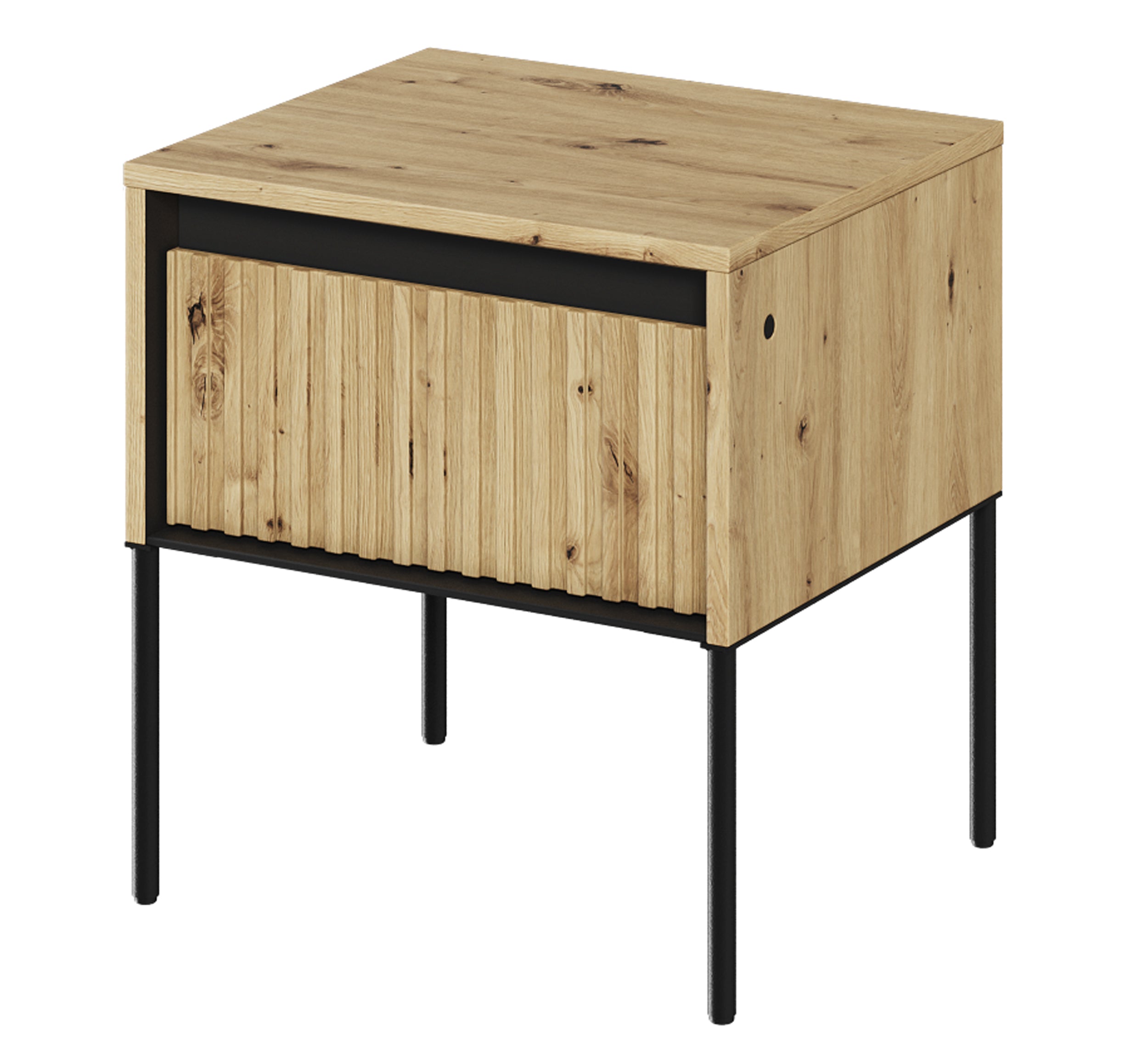Nachttisch Trend 46 cm mit LED Artisan Eiche